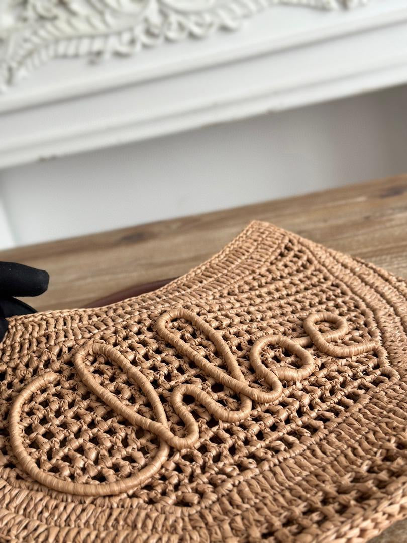 Sac Chloé Raphia Beige