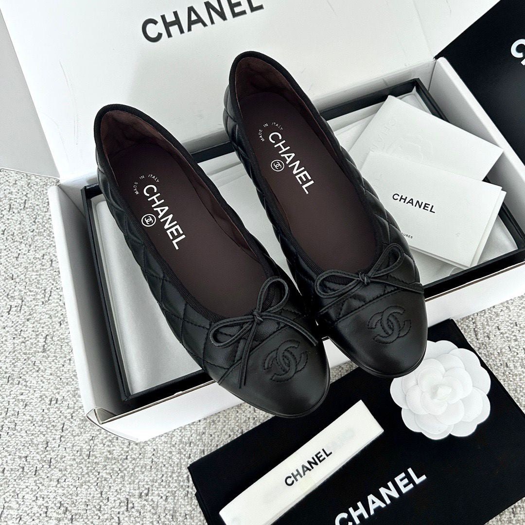 Ballerines Chanel Noir Femme