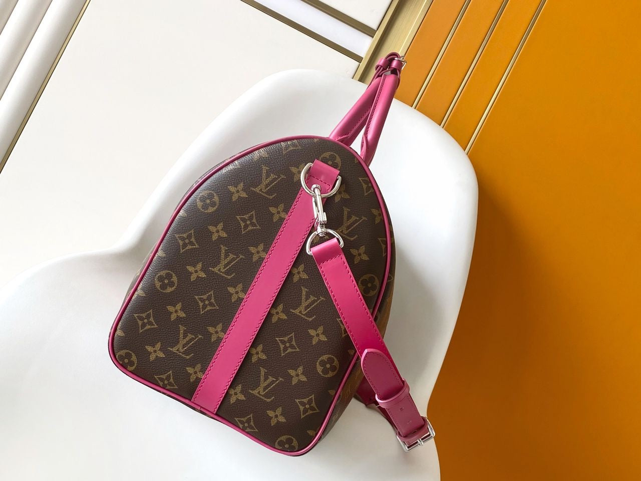 Sac Louis Vuitton Keepall Rose