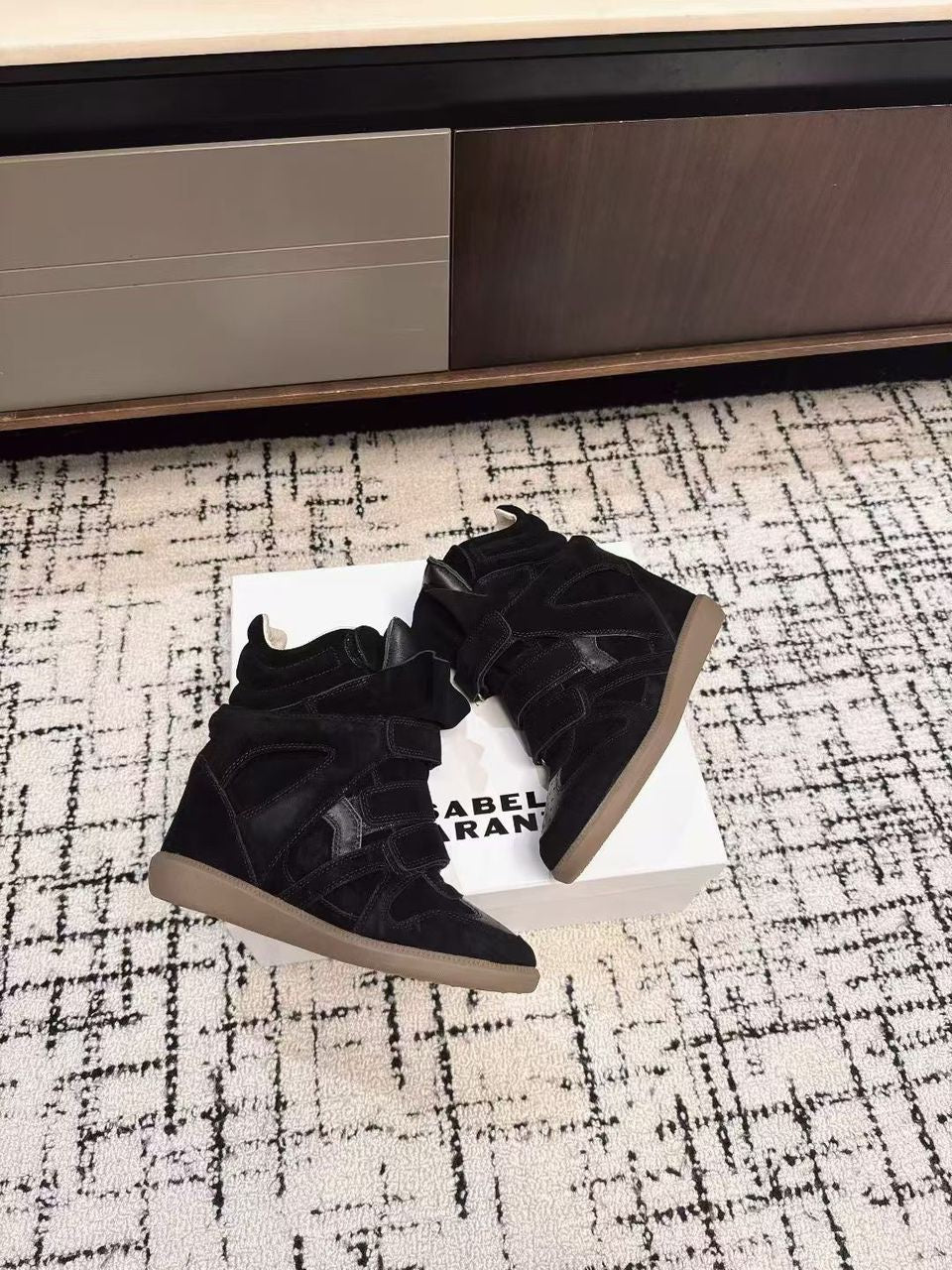 Talons Compensées Isabel Marant Noir