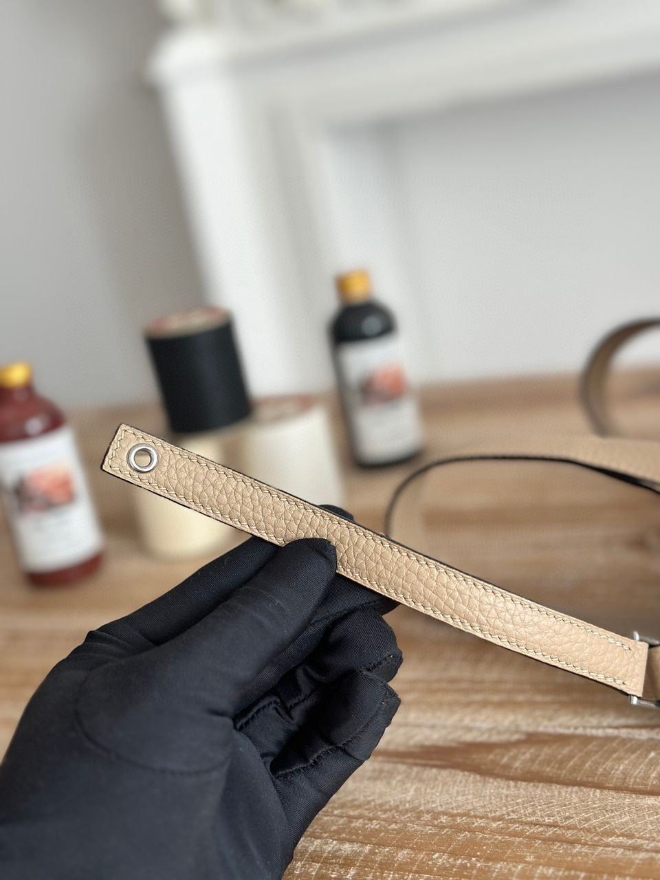 Sac A Main Hermes Picotin Beige Argent