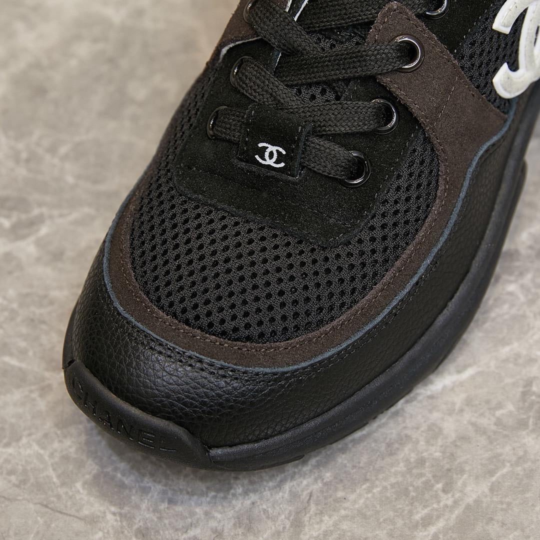 SNEAKERS CHANEL SUEDE NOIR