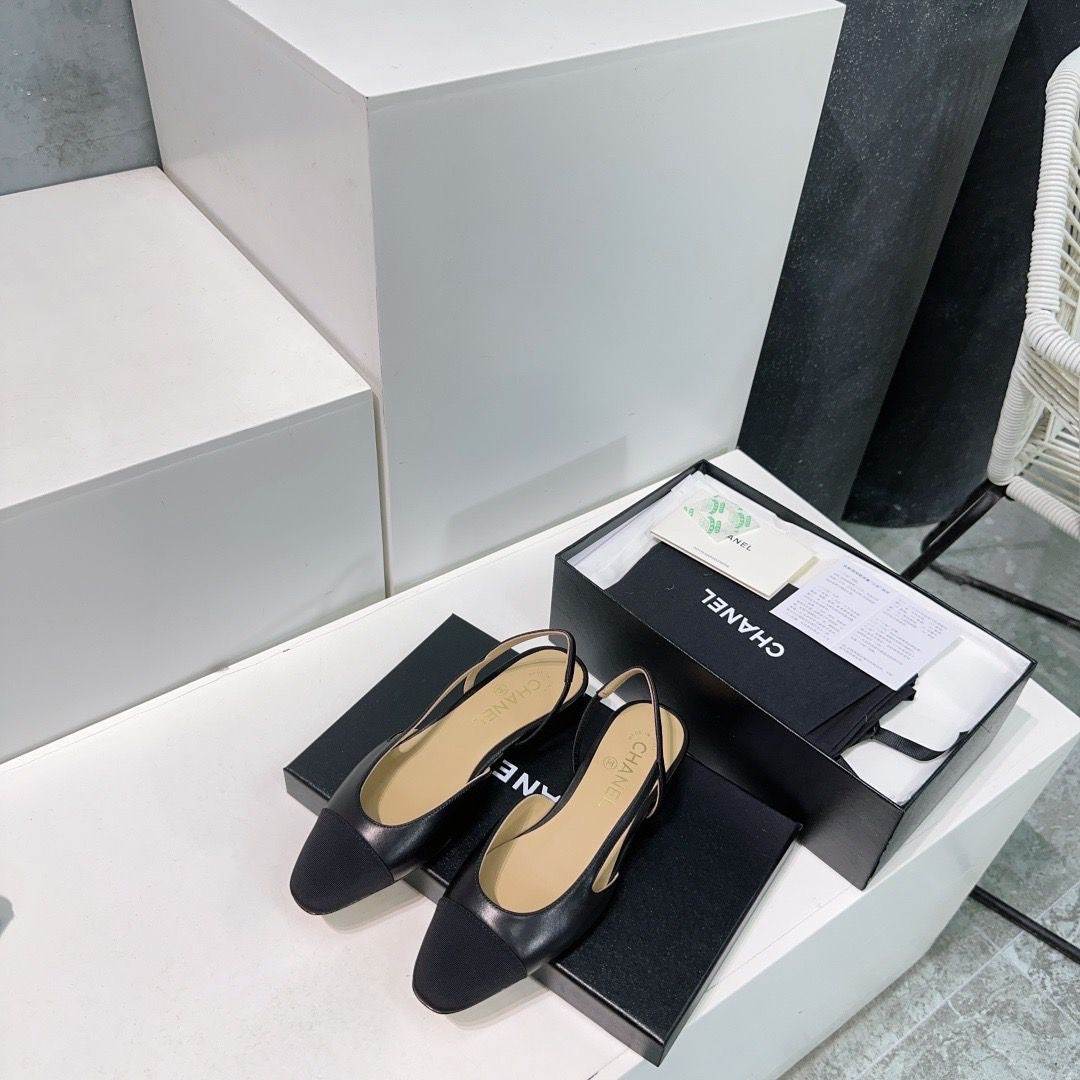 Slingback Chanel Noir