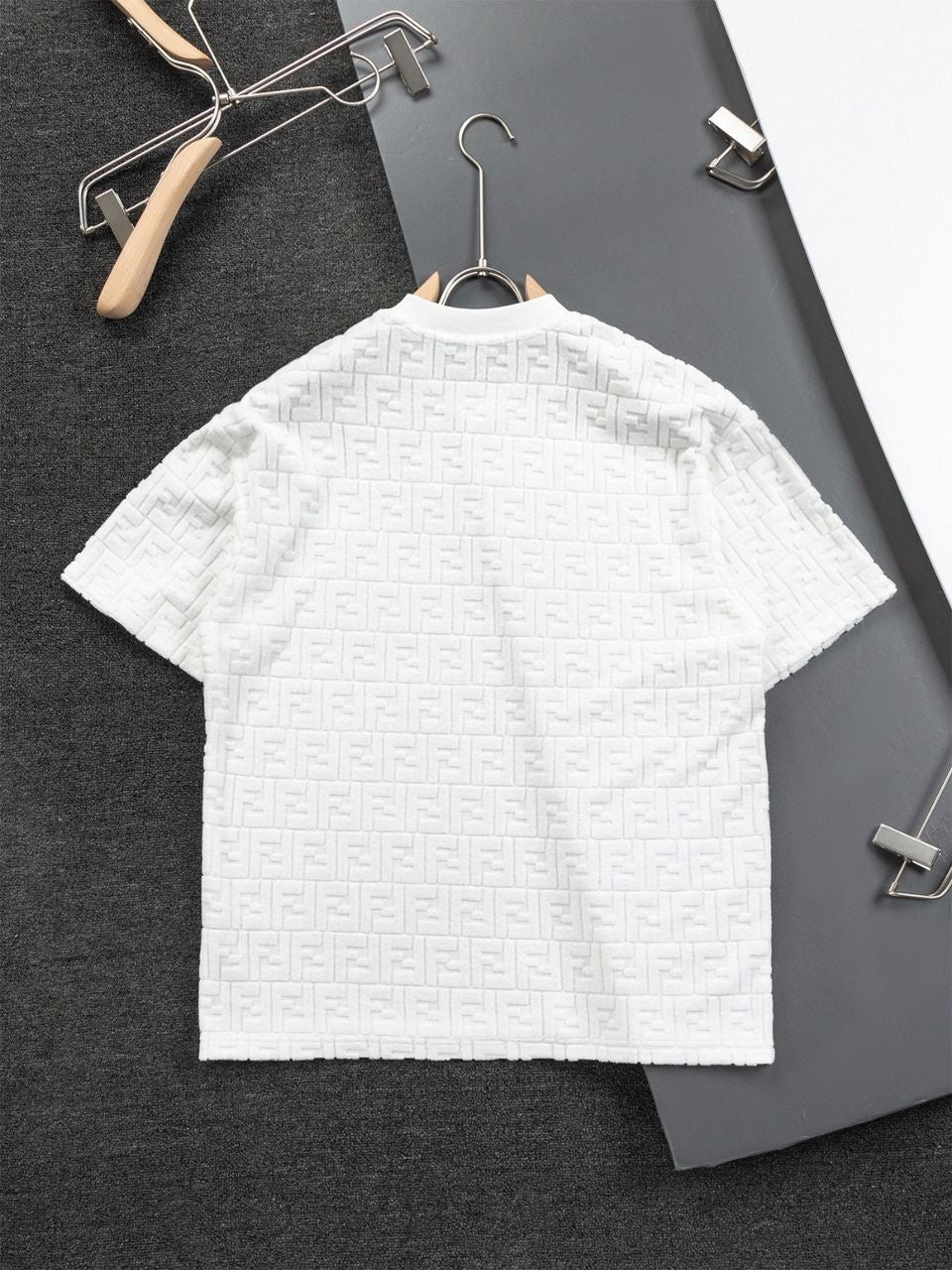 T-SHIRT FENDI FF BLANC