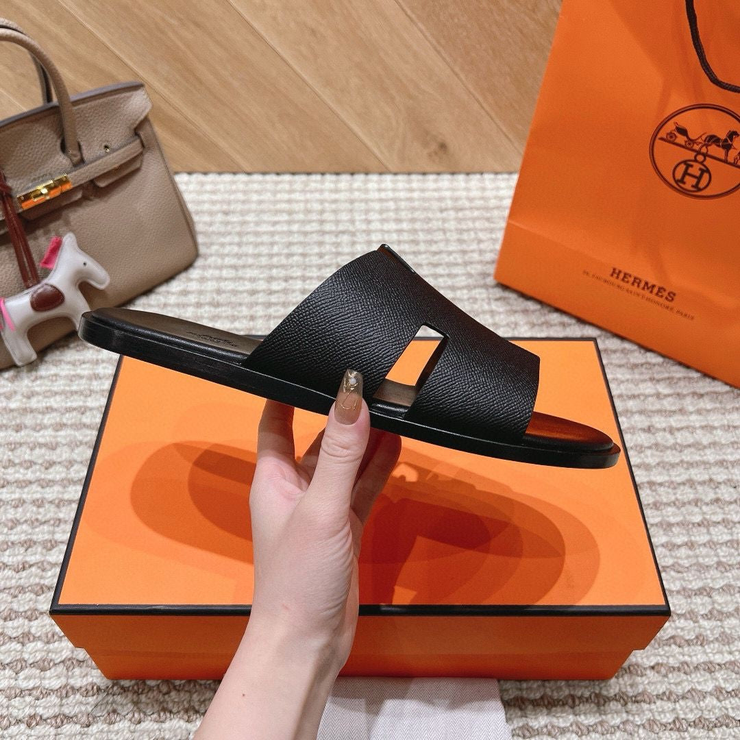 SANDALES HERMES IZMIR NOIR