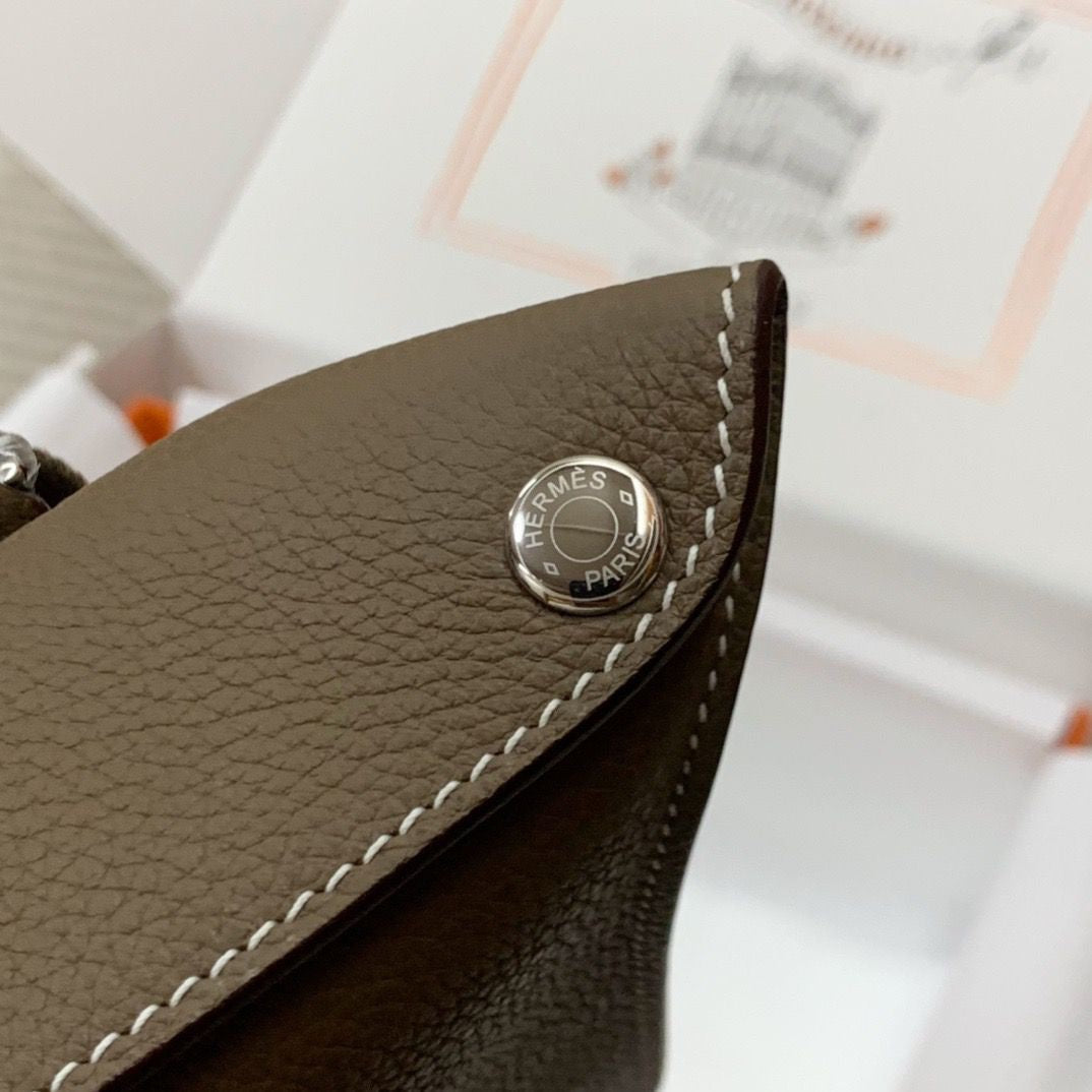 SAC ÉPAULE HERMES ÉTOUPE