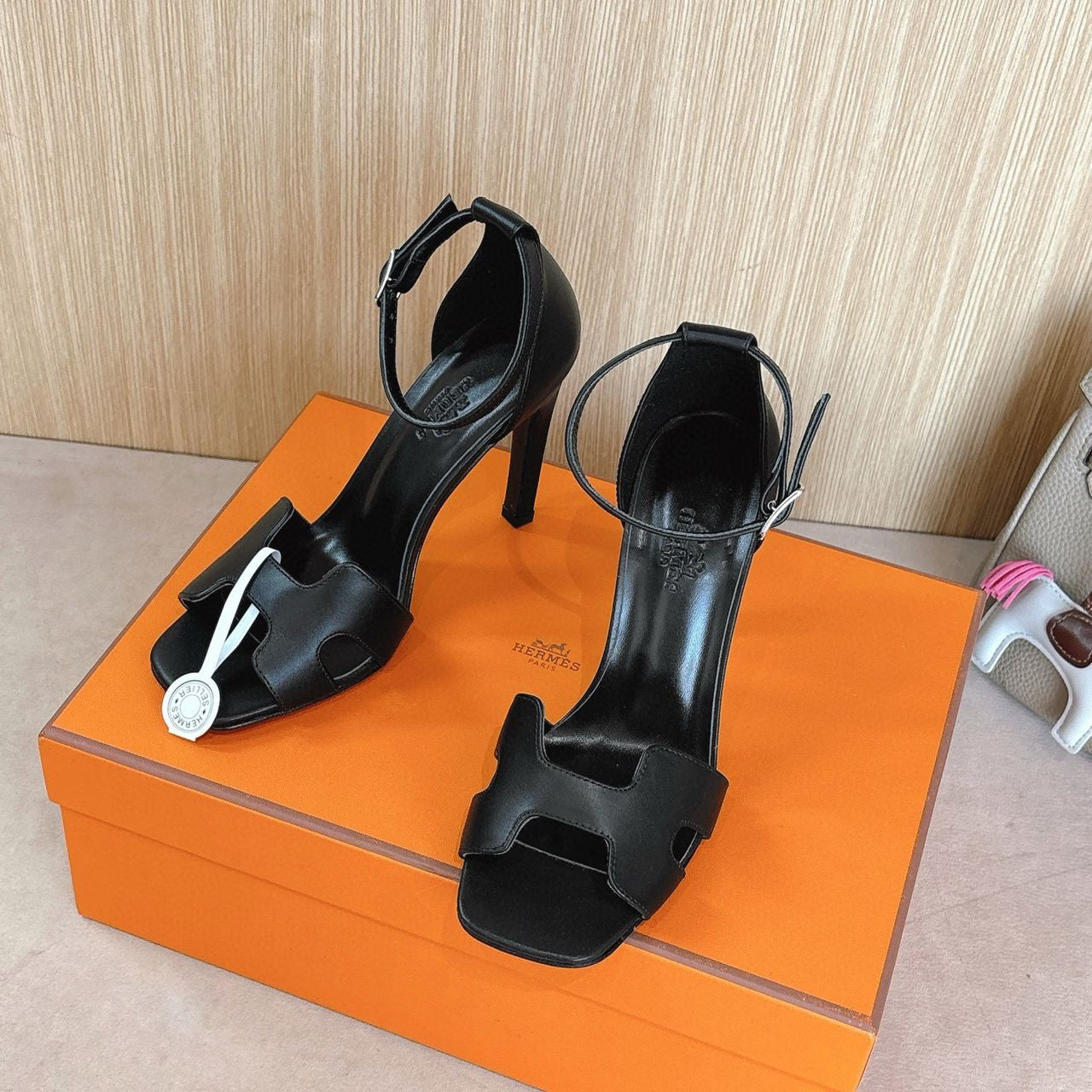 Talons Hermès Noir