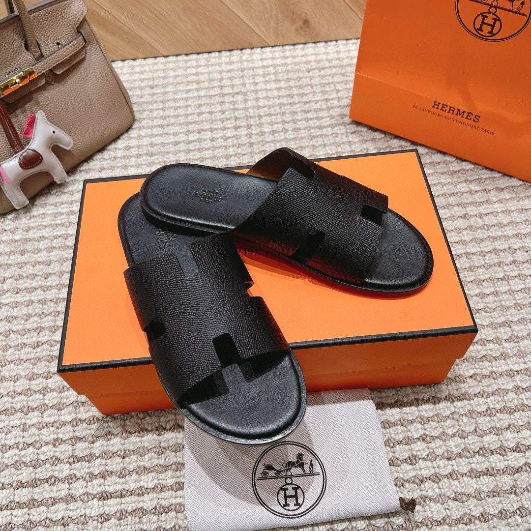 SANDALES HERMES IZMIR NOIR