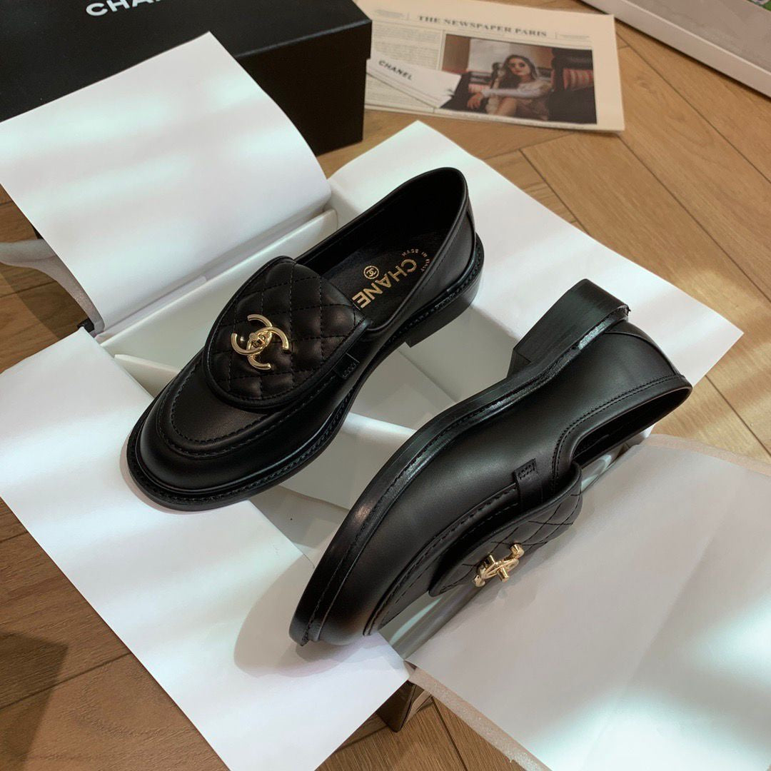 Mocassins Chanel Noir Femme