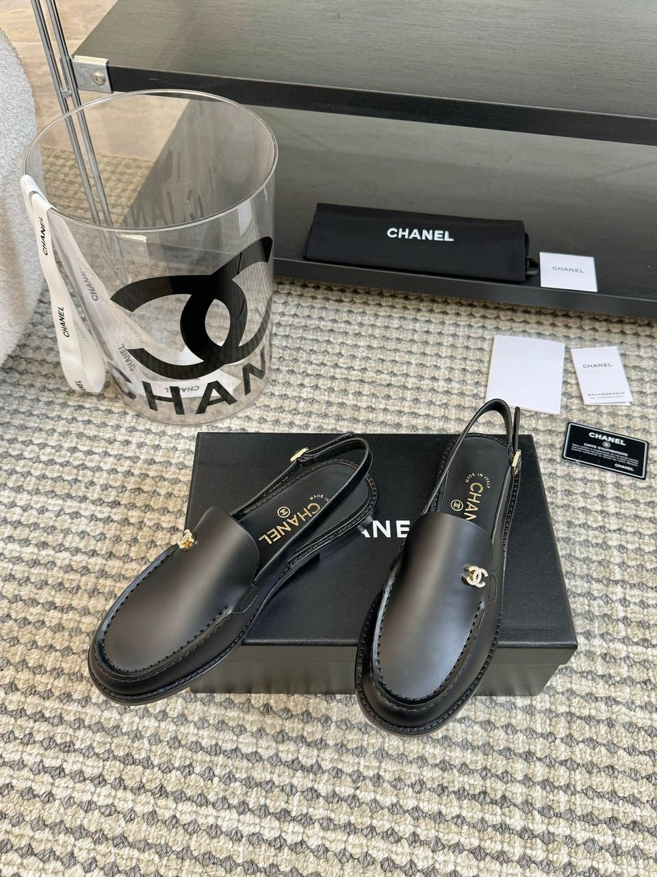 Slingback Chanel Noir