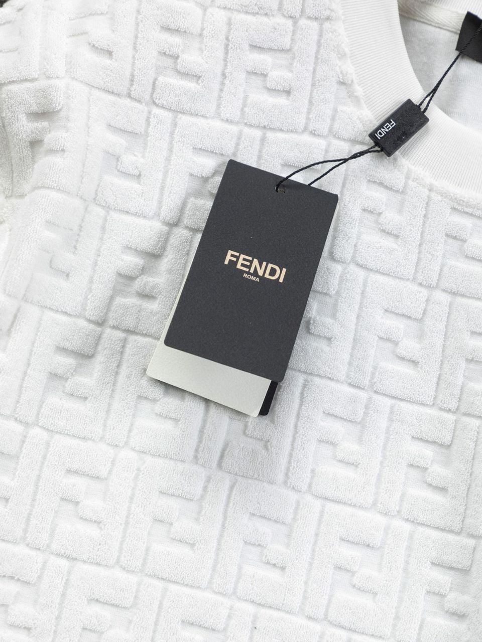 T-SHIRT FENDI FF BLANC