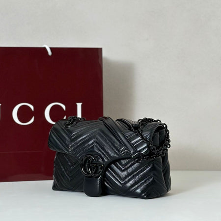 Sac A Main Gucci Marmont Gg Noir