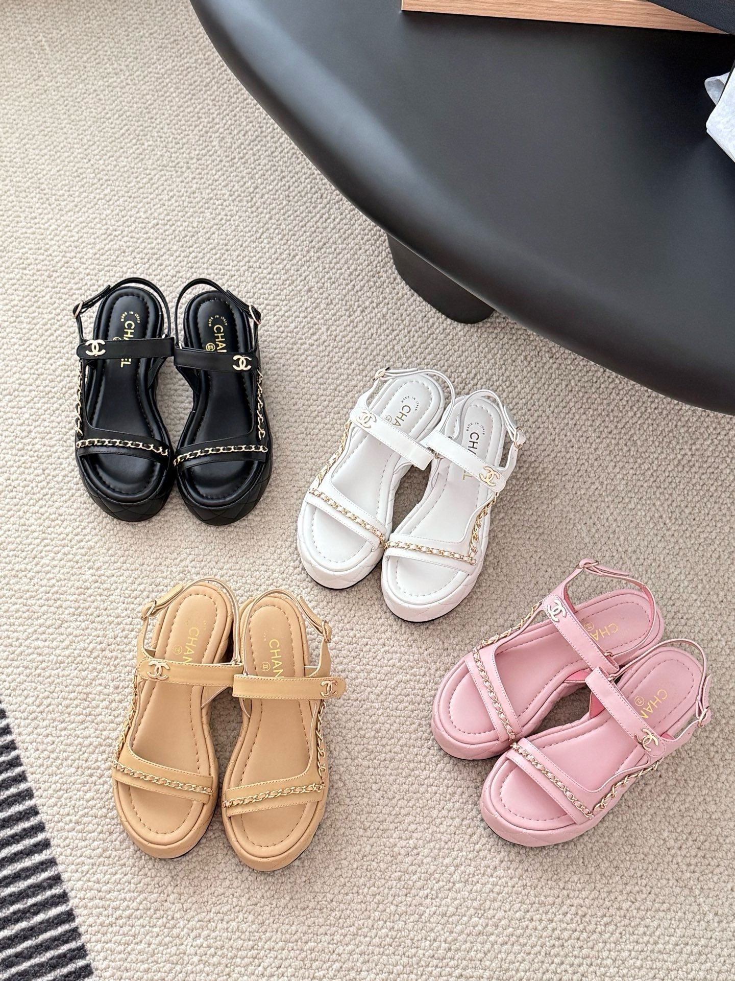 Sandales Compensées Chanel Femme