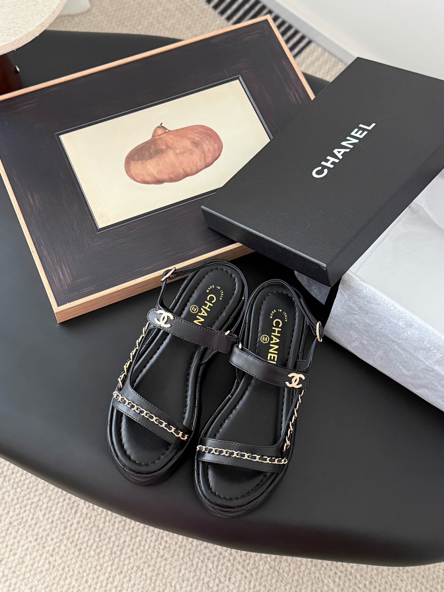 Sandales Compensées Chanel Femme