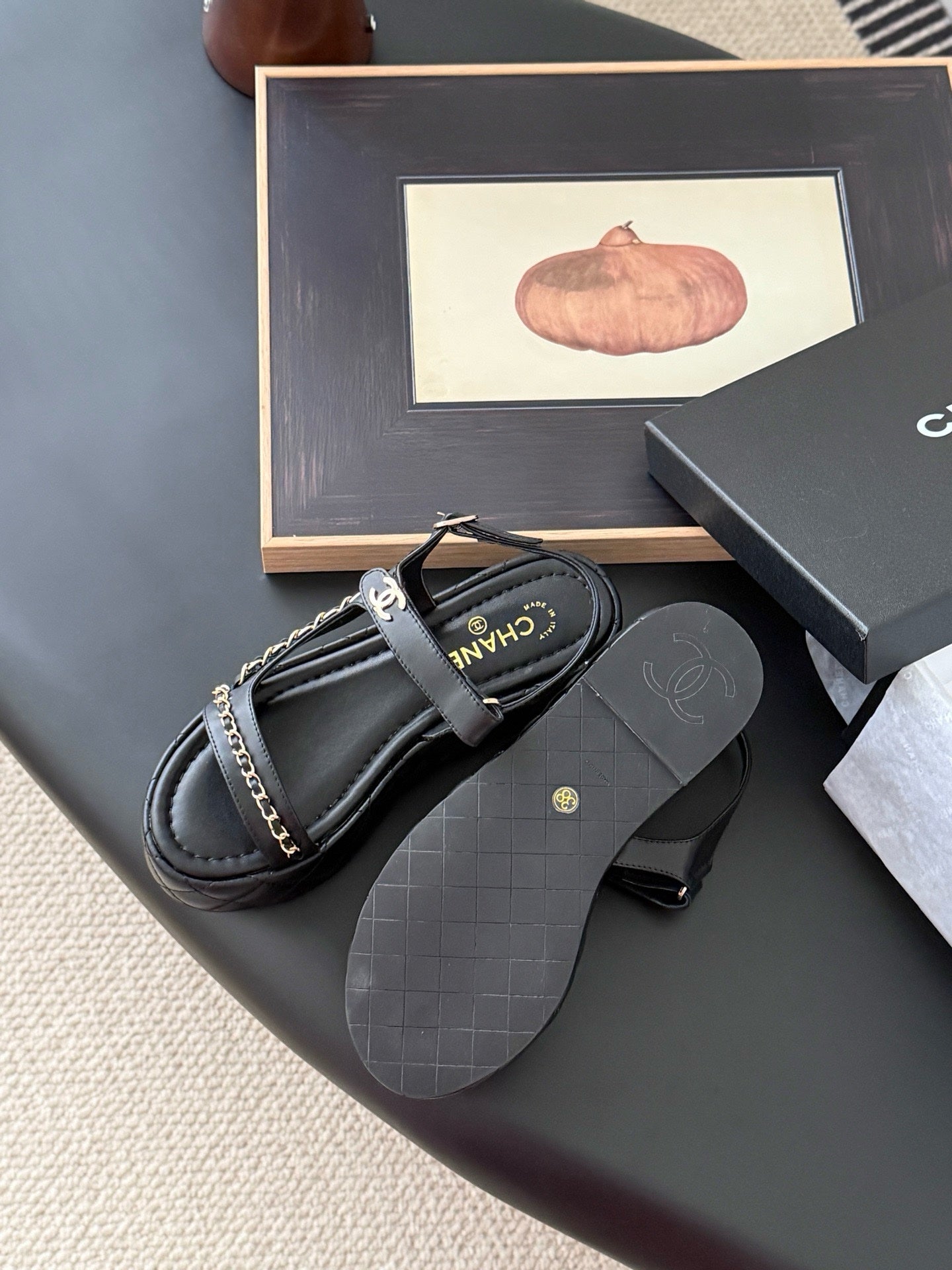 Sandales Compensées Chanel Femme