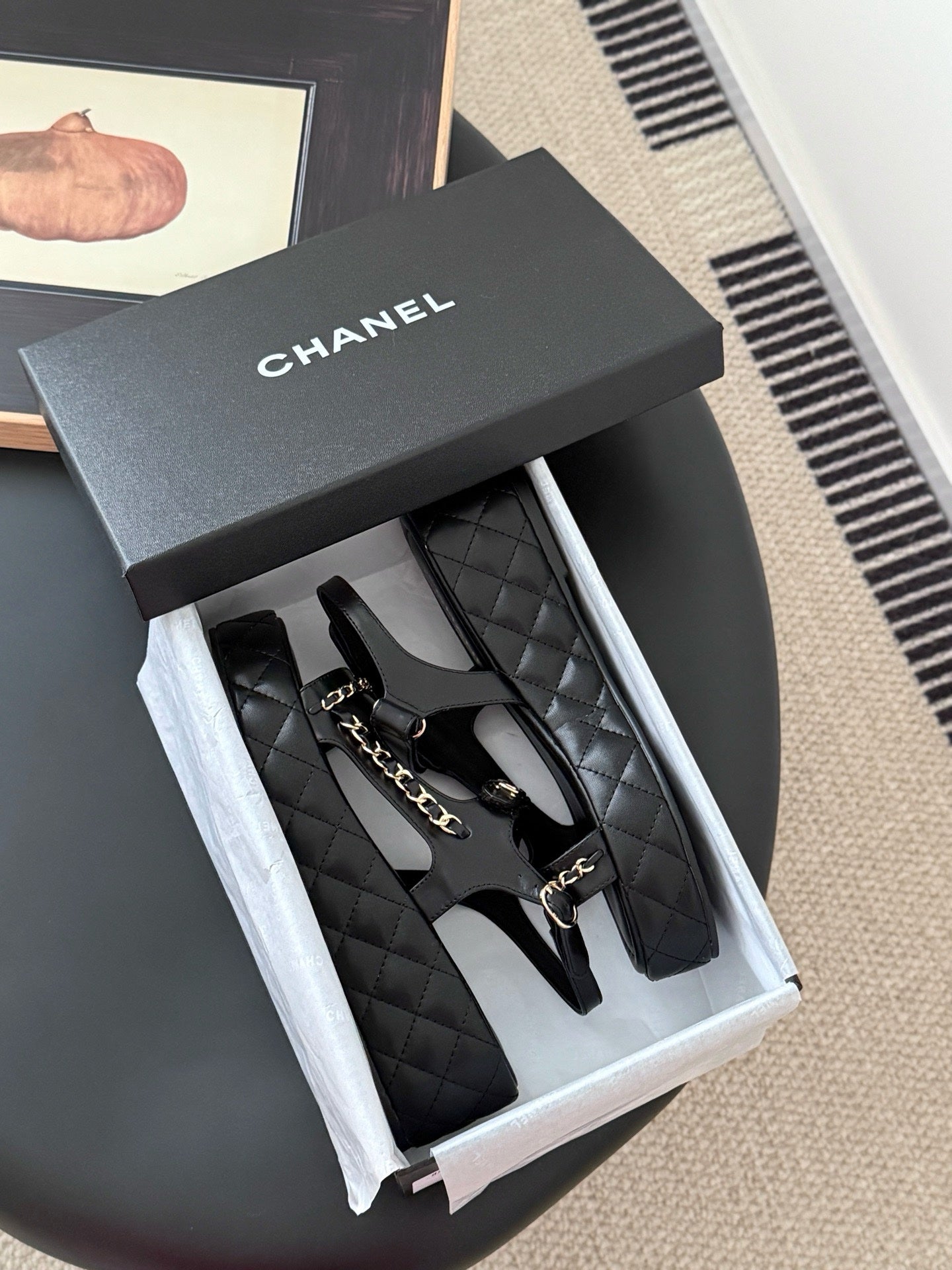 Sandales Compensées Chanel Femme