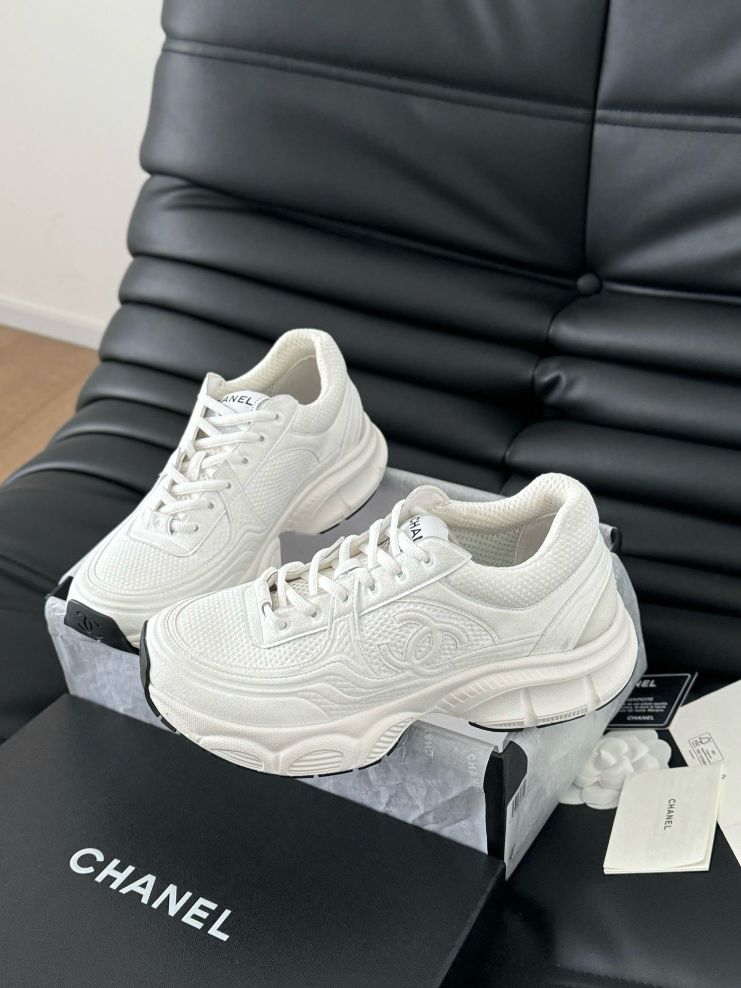 Sneakers Chanel Femme Blanc