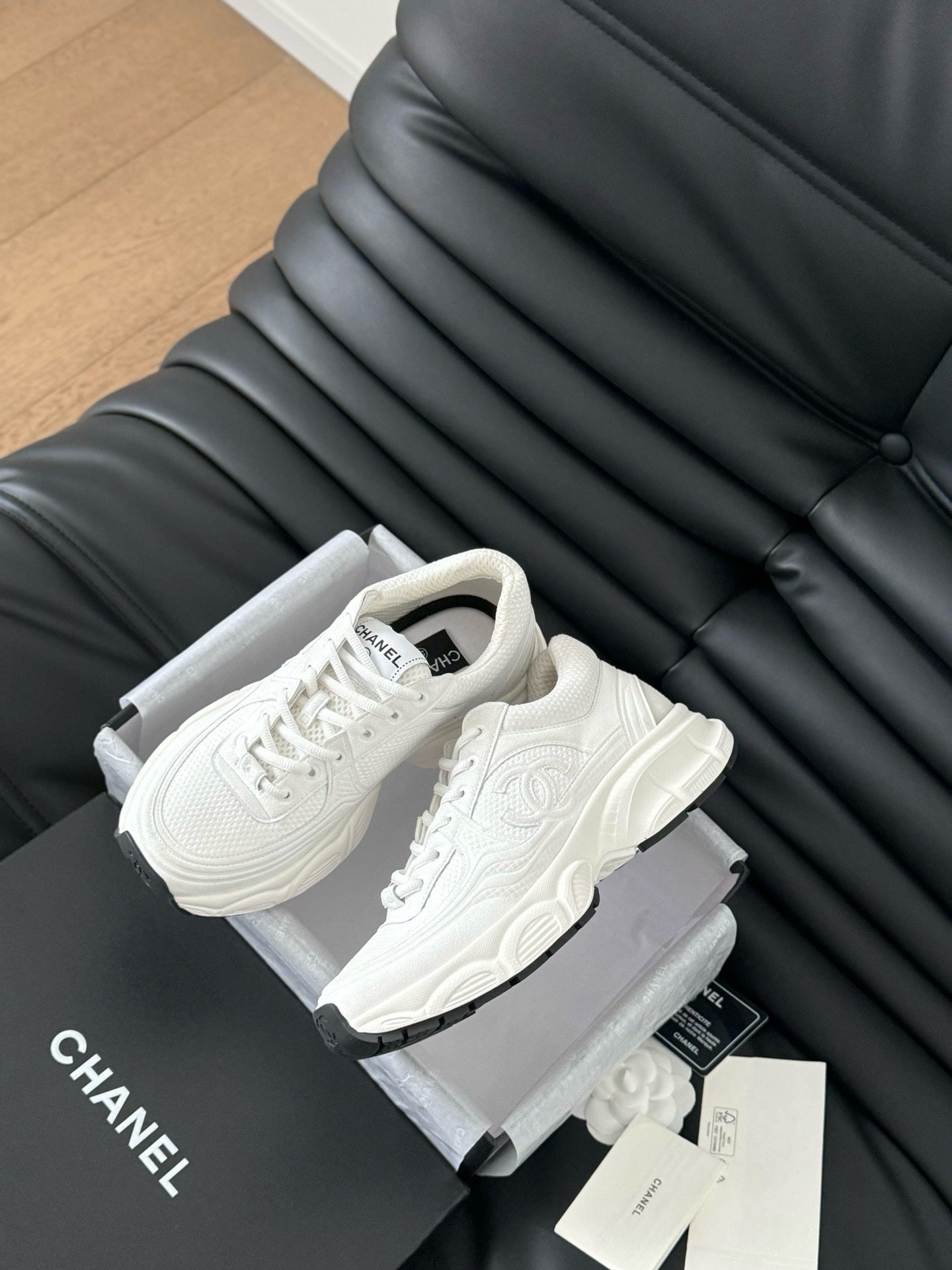 Sneakers Chanel Femme Blanc