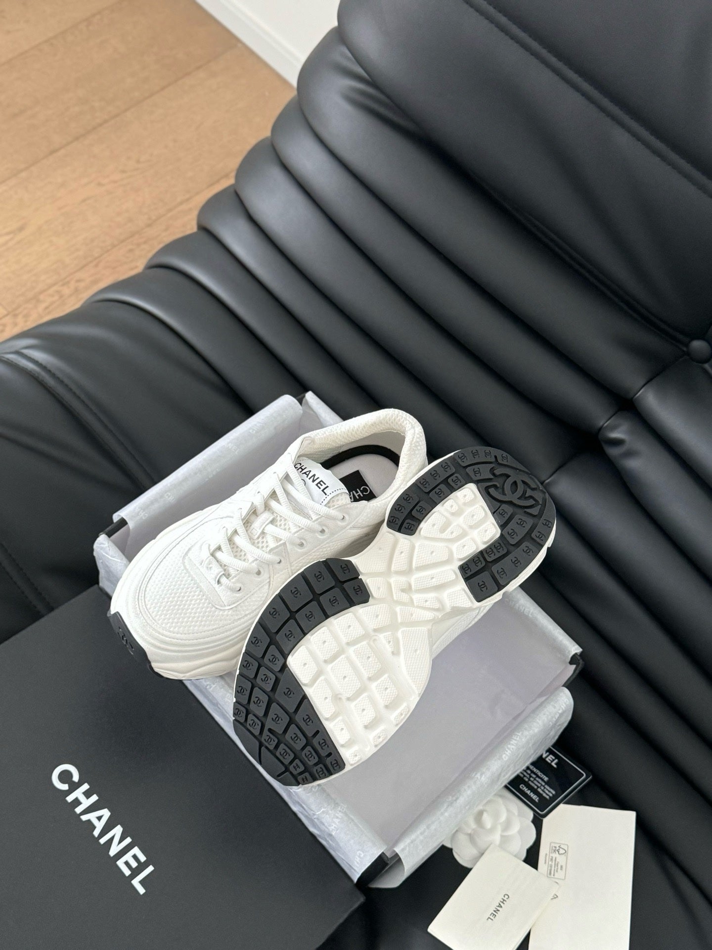 Sneakers Chanel Femme Blanc