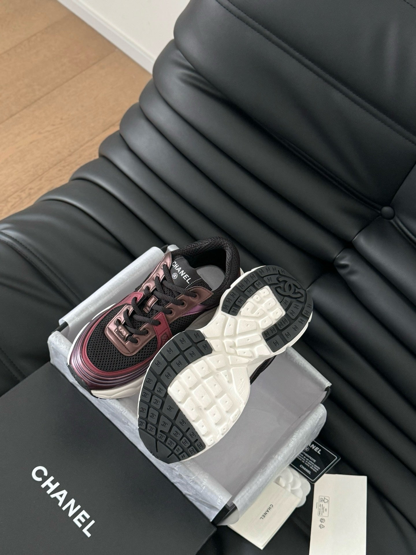 Sneakers Chanel Femme Rouge