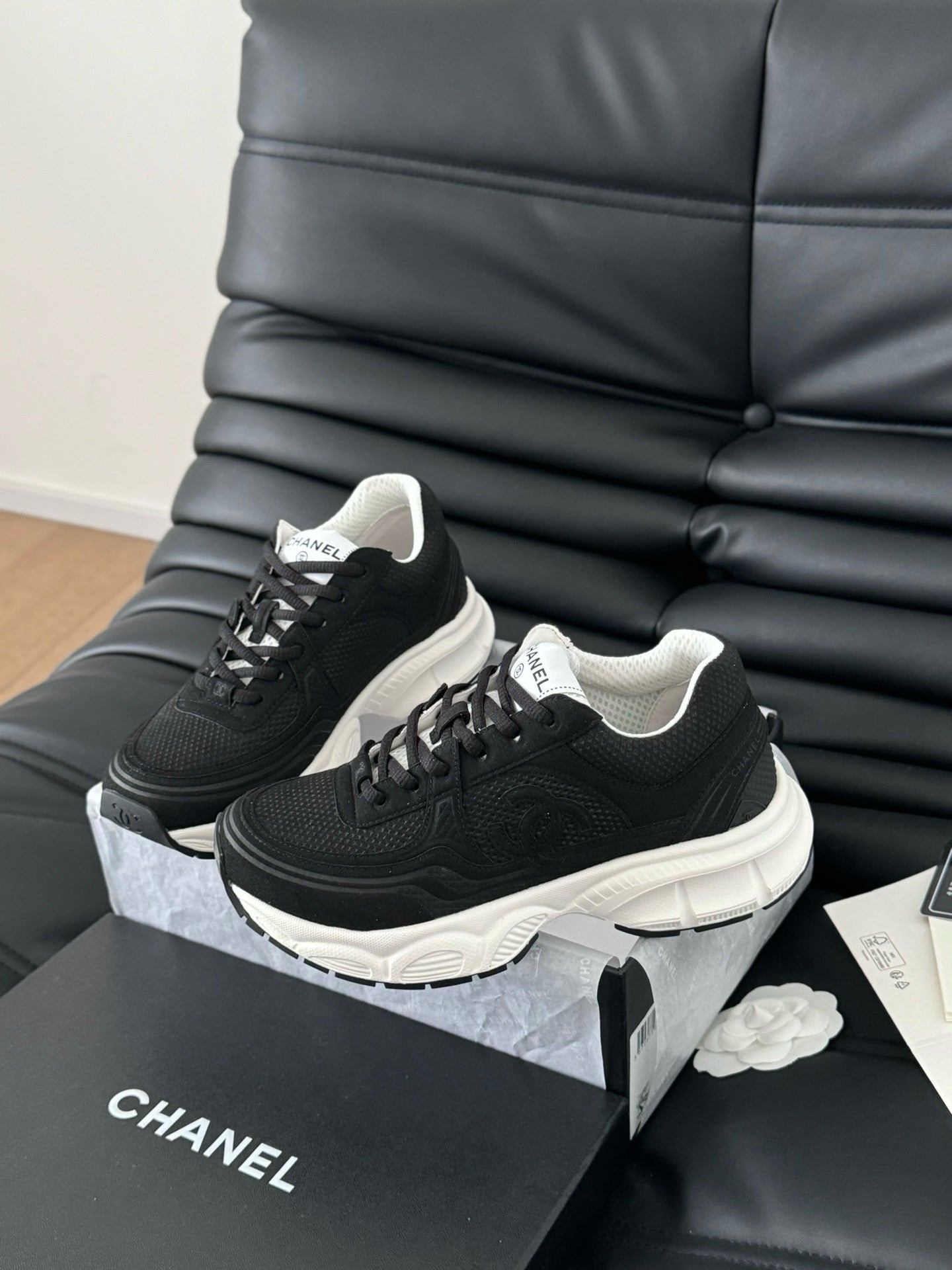 Sneakers Chanel Femme Noir