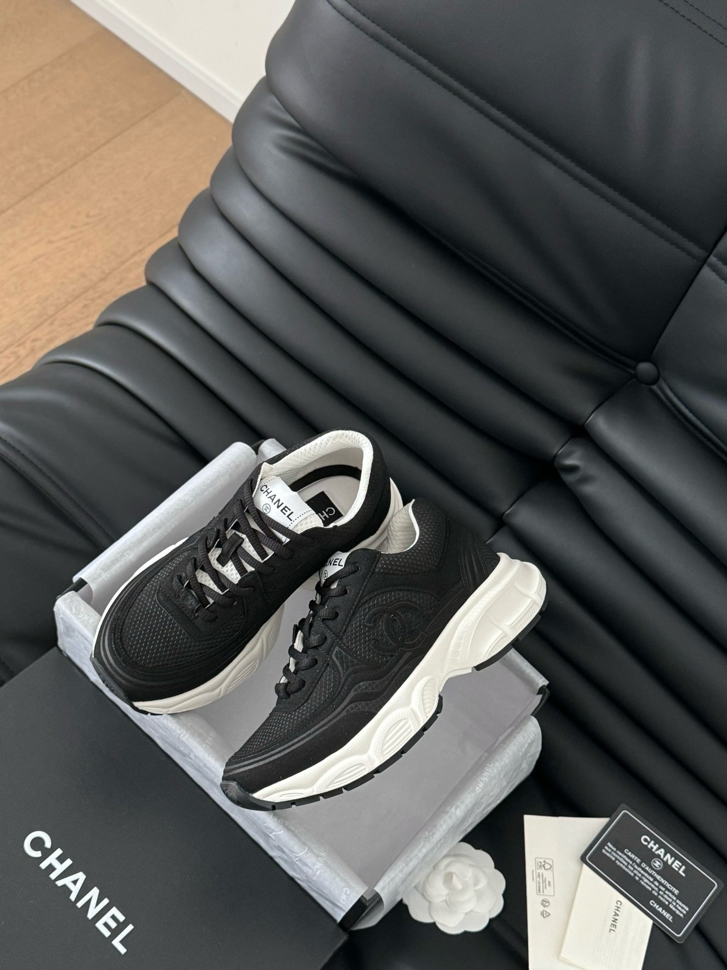 Sneakers Chanel Femme Noir