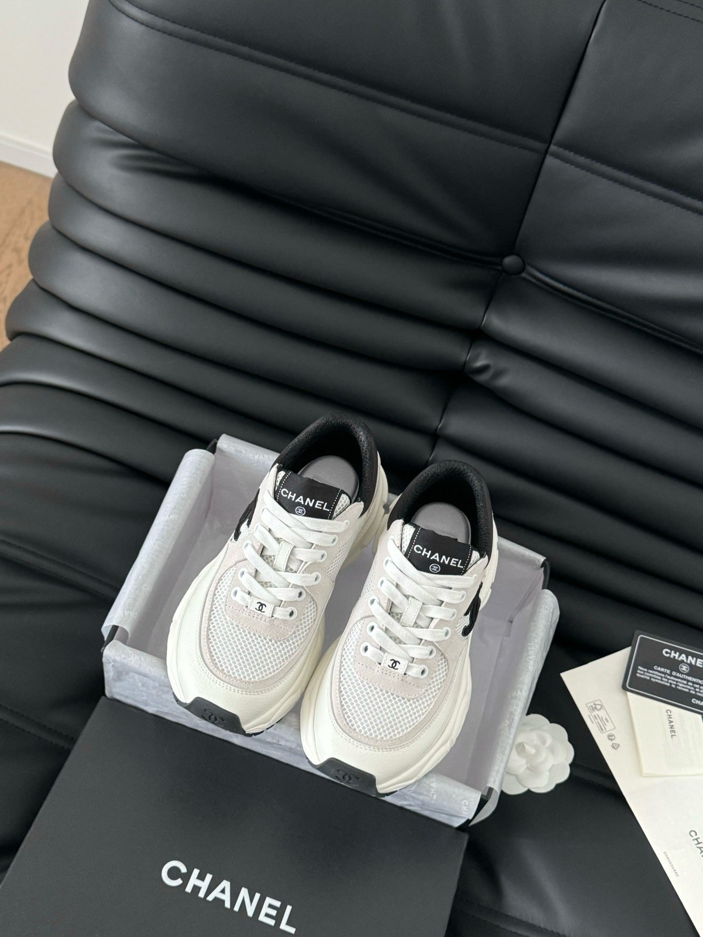 Sneakers Chanel Femme Blanc