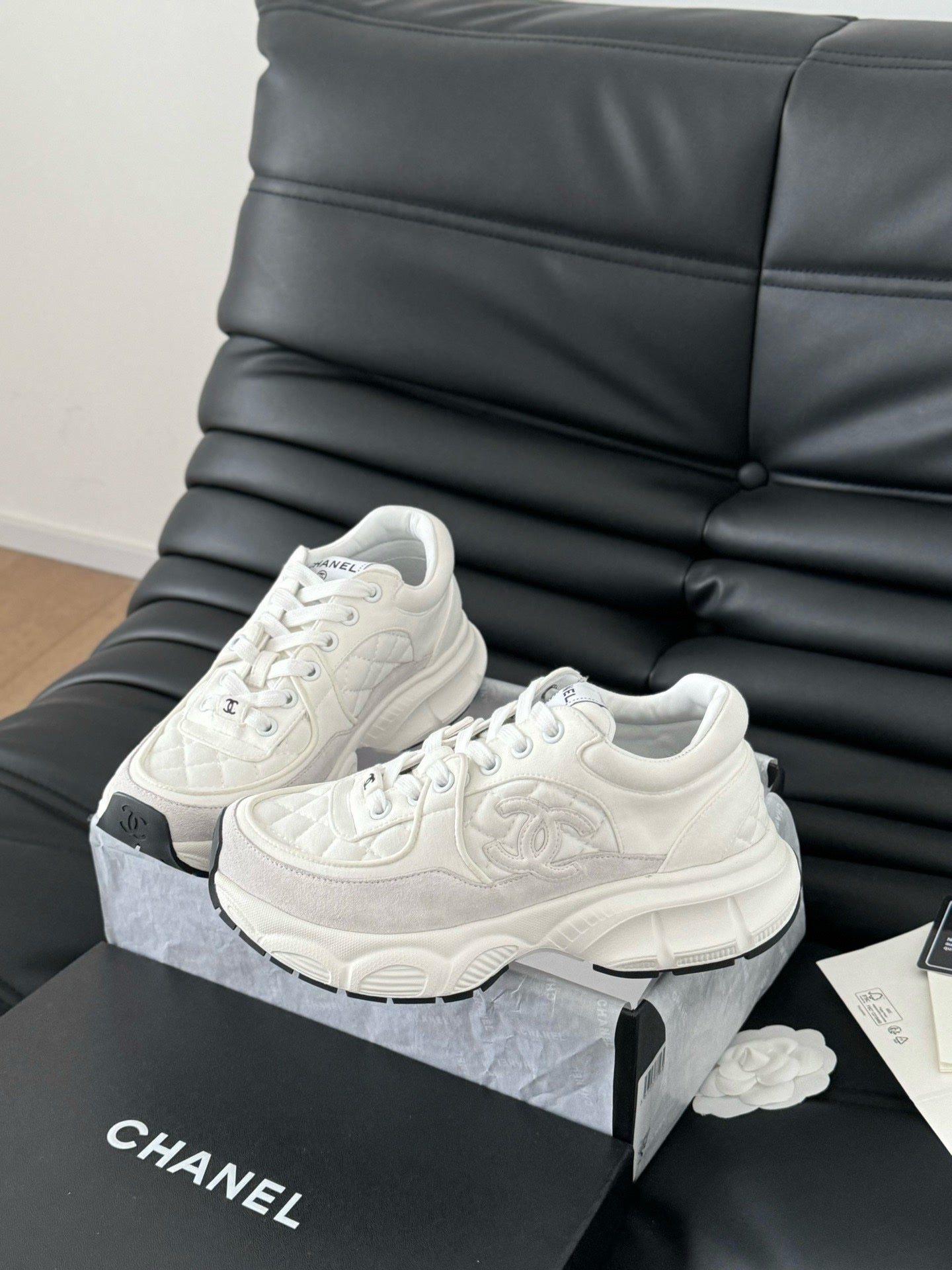 Sneakers Chanel Femme Blanc