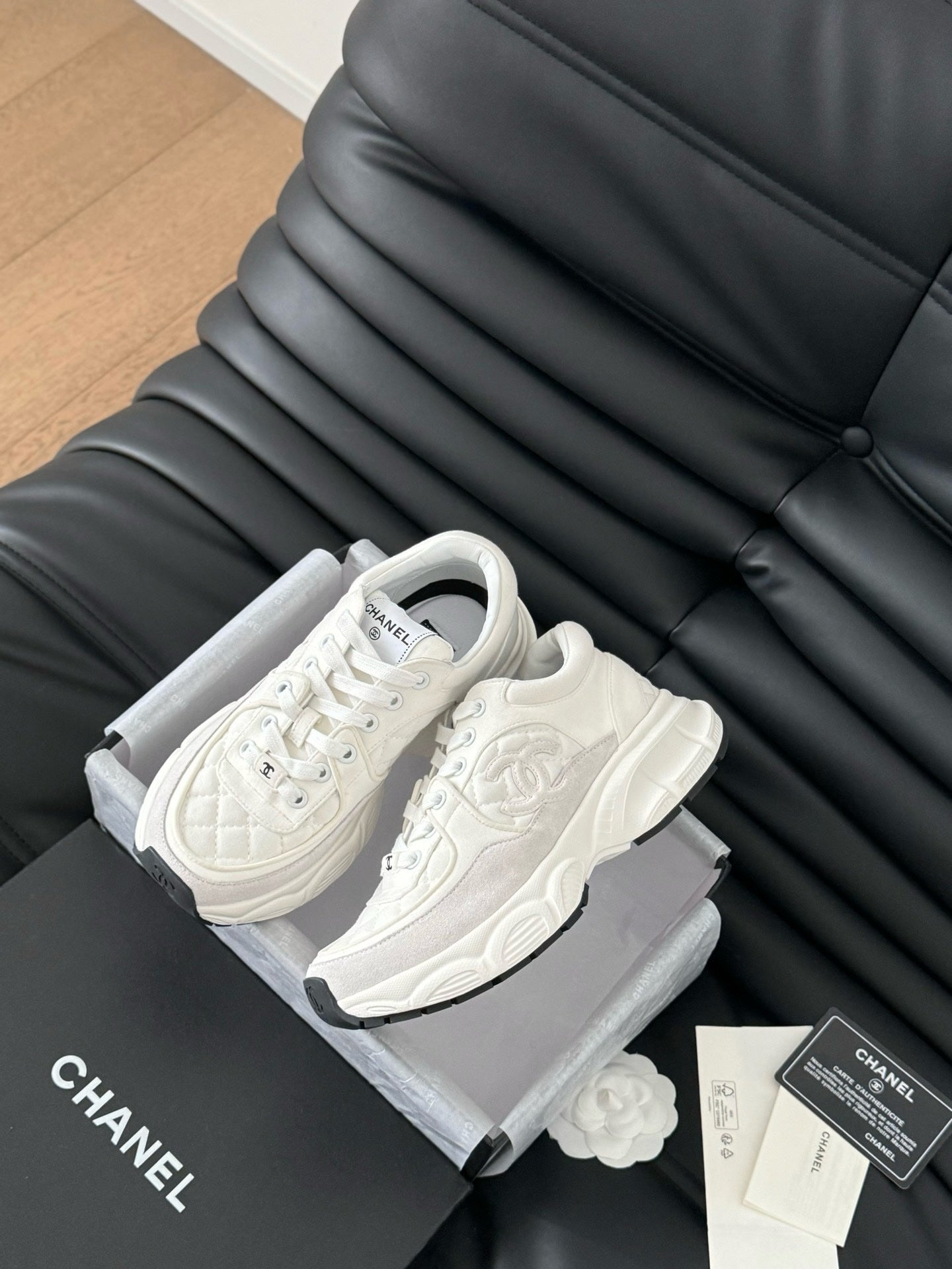 Sneakers Chanel Femme Blanc