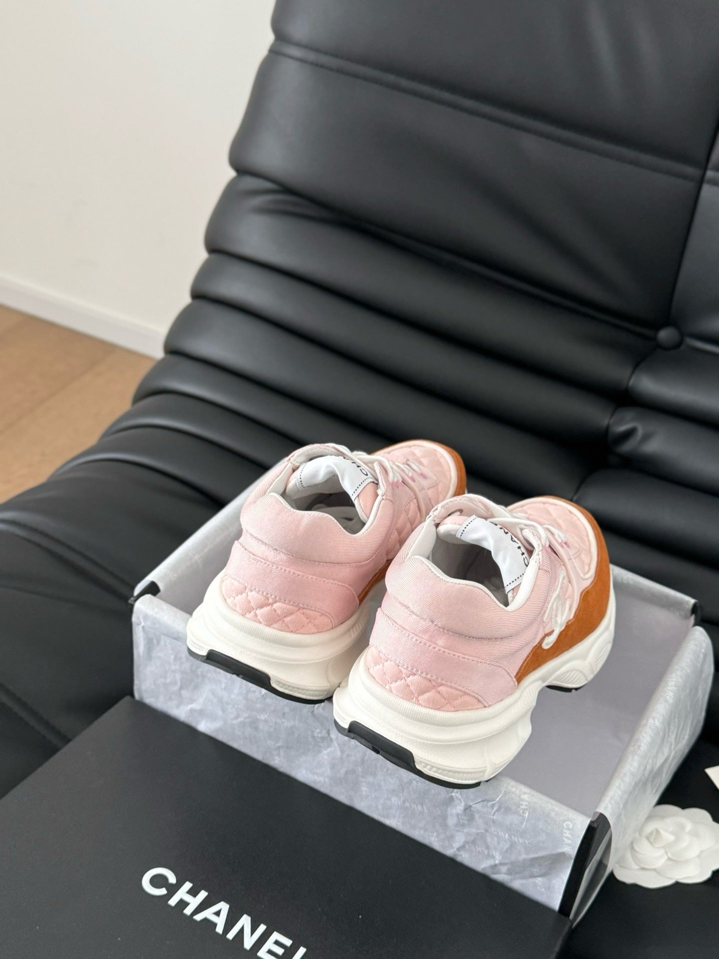 Sneakers Chanel Femme Rose