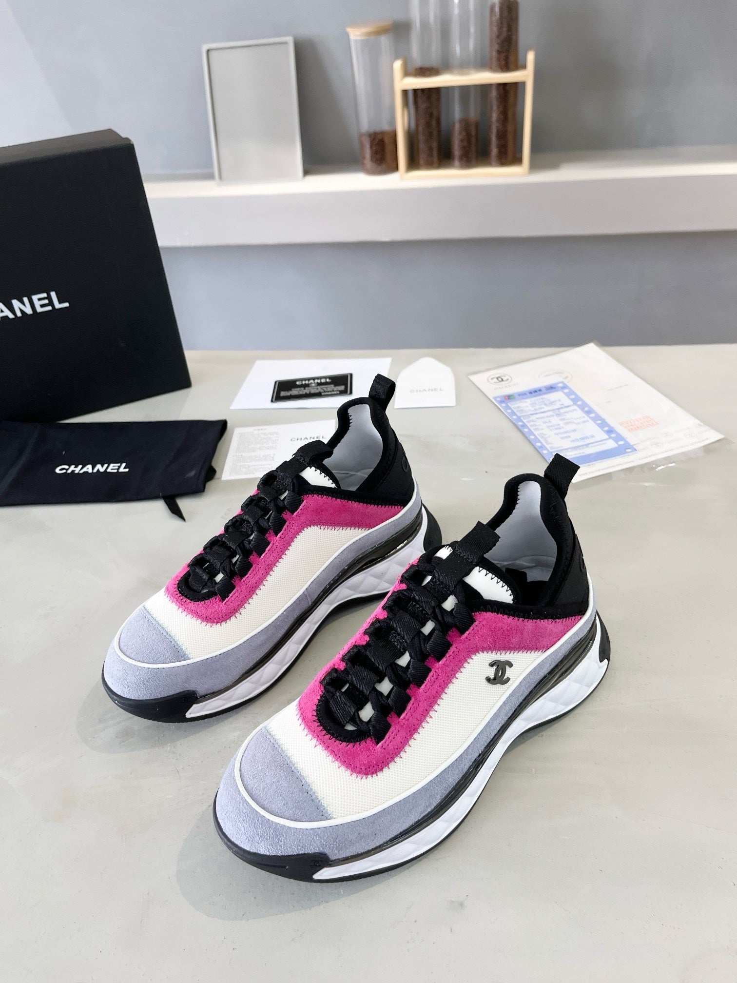 SNEAKERS CHANEL ROSE