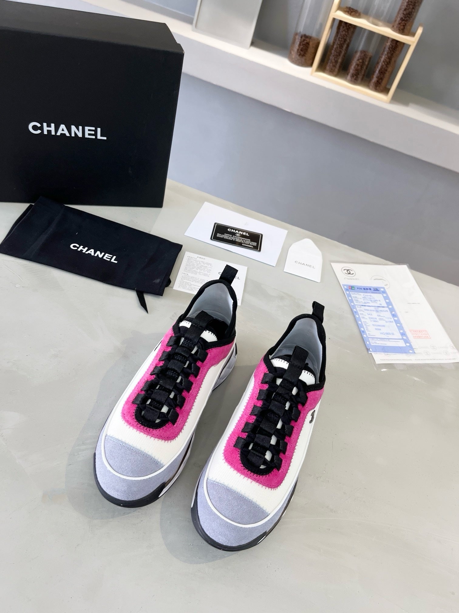 SNEAKERS CHANEL ROSE