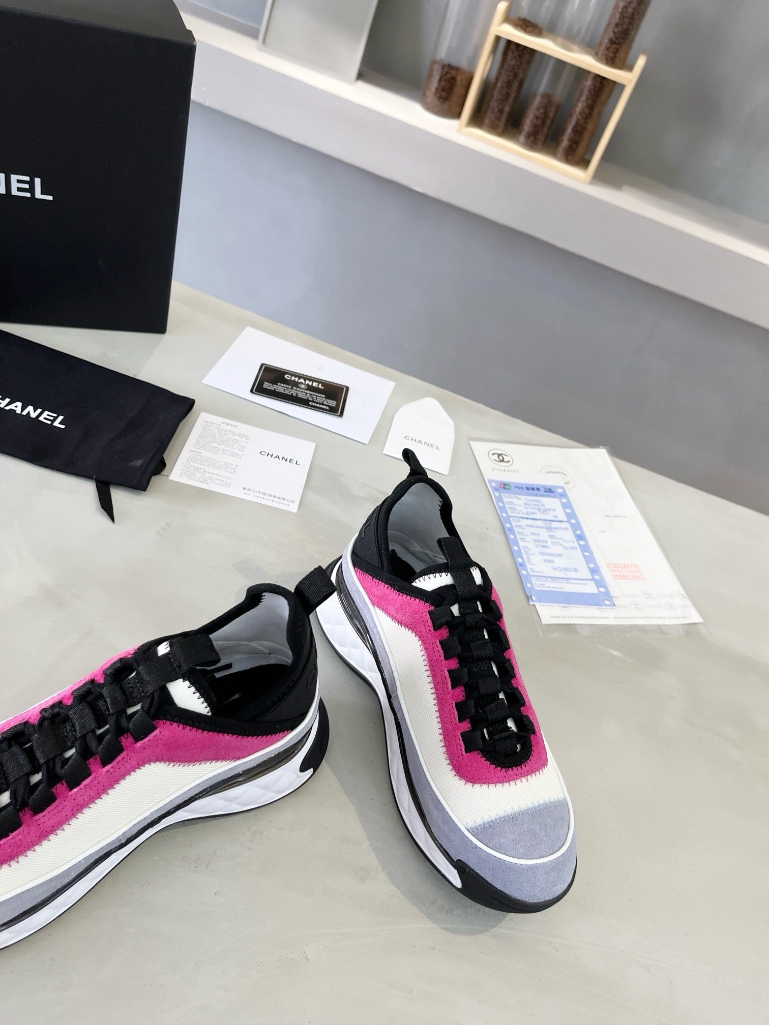 SNEAKERS CHANEL ROSE