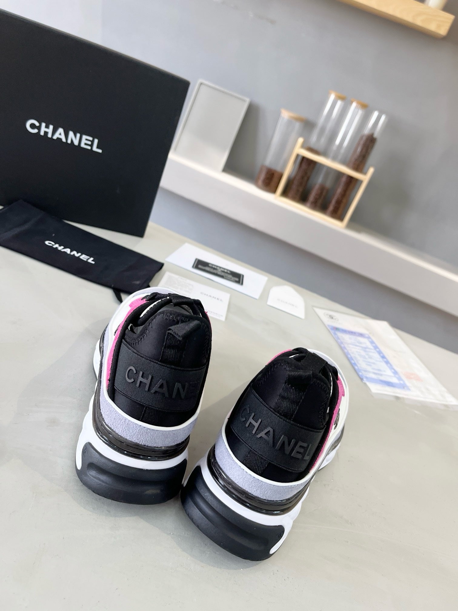 SNEAKERS CHANEL ROSE
