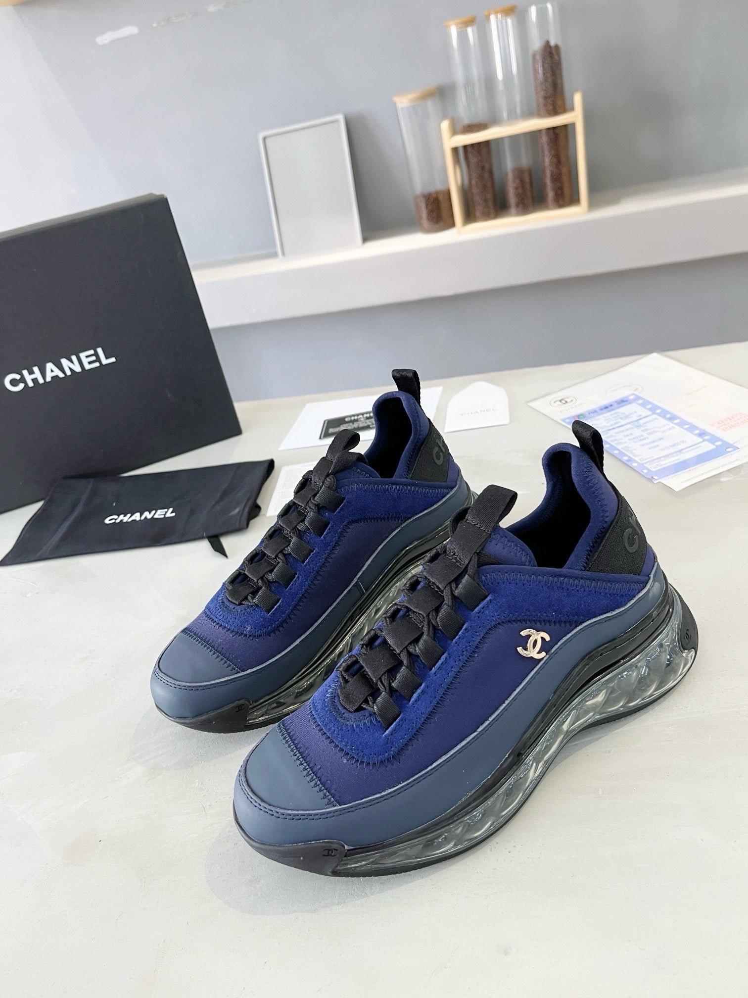 SNEAKERS CHANEL BLEU