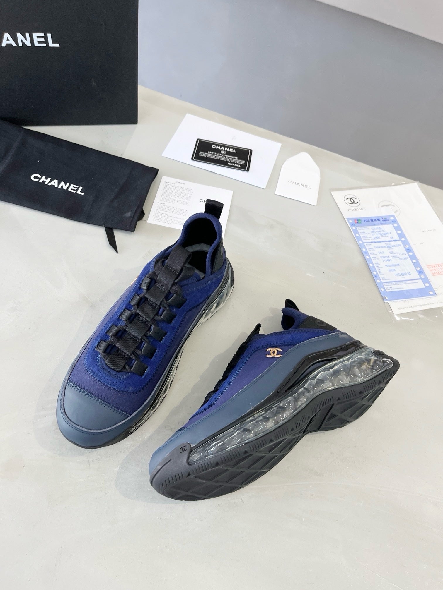 SNEAKERS CHANEL BLEU