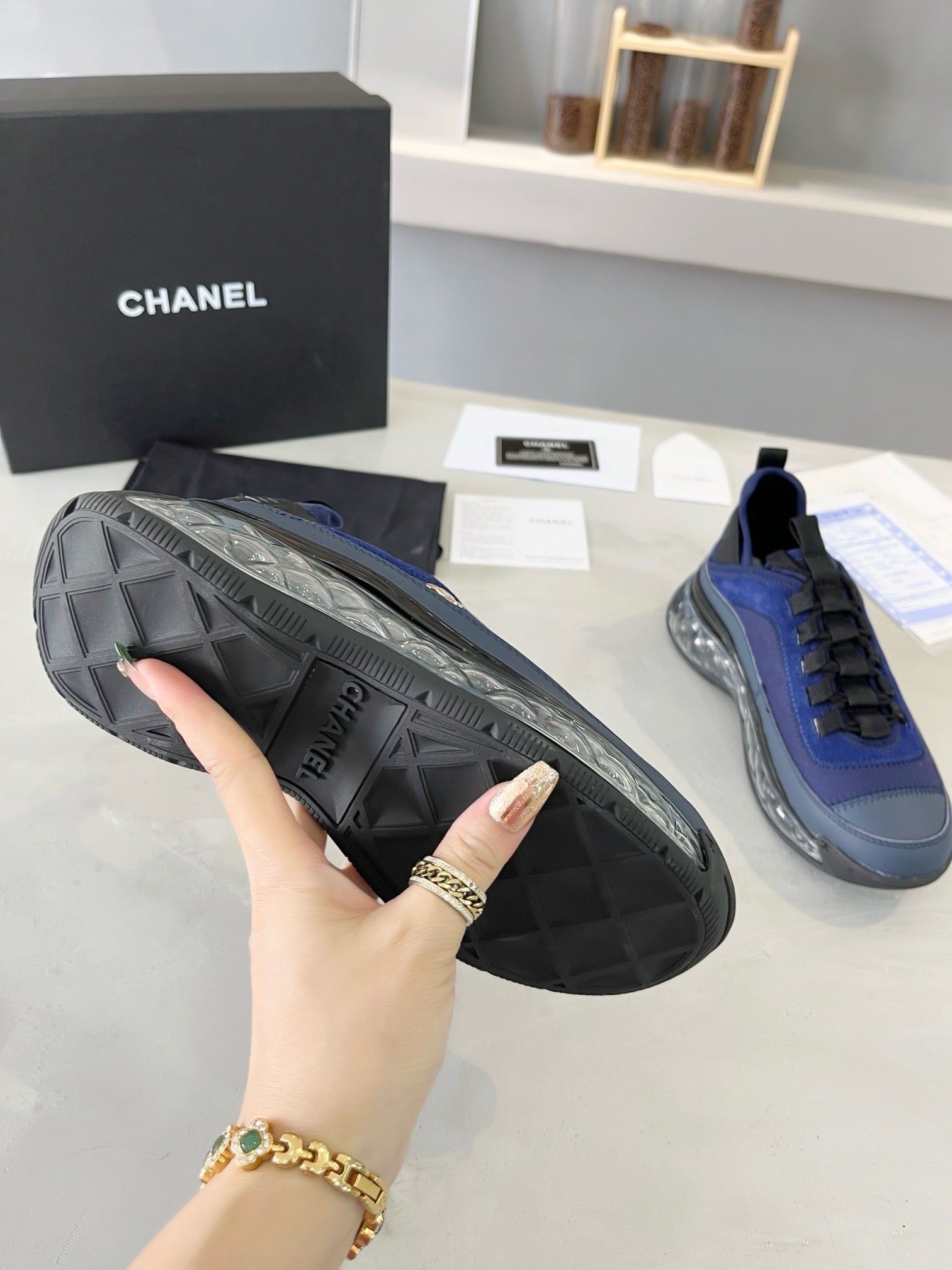 SNEAKERS CHANEL BLEU