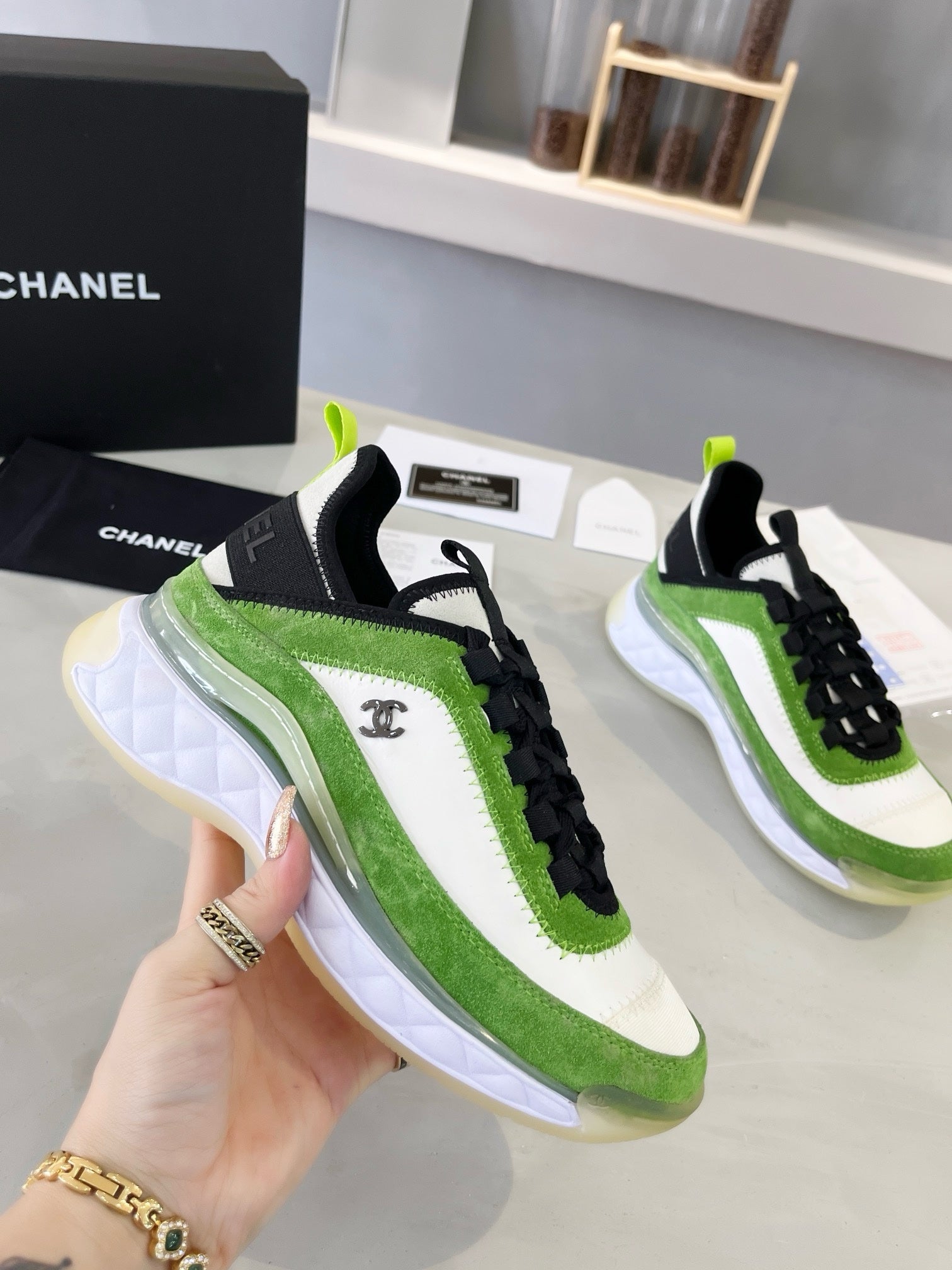 SNEAKERS CHANEL VERT