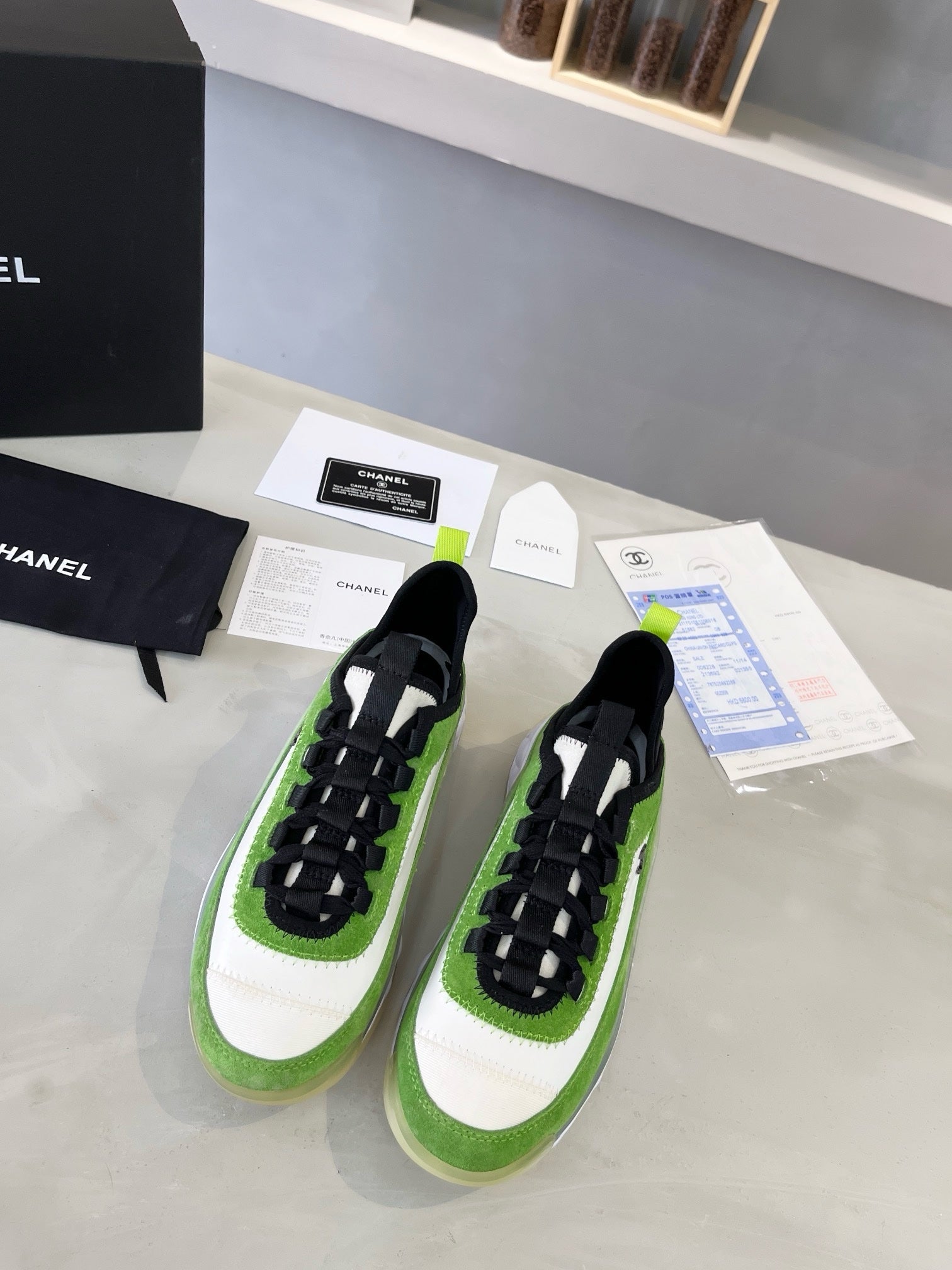 SNEAKERS CHANEL VERT