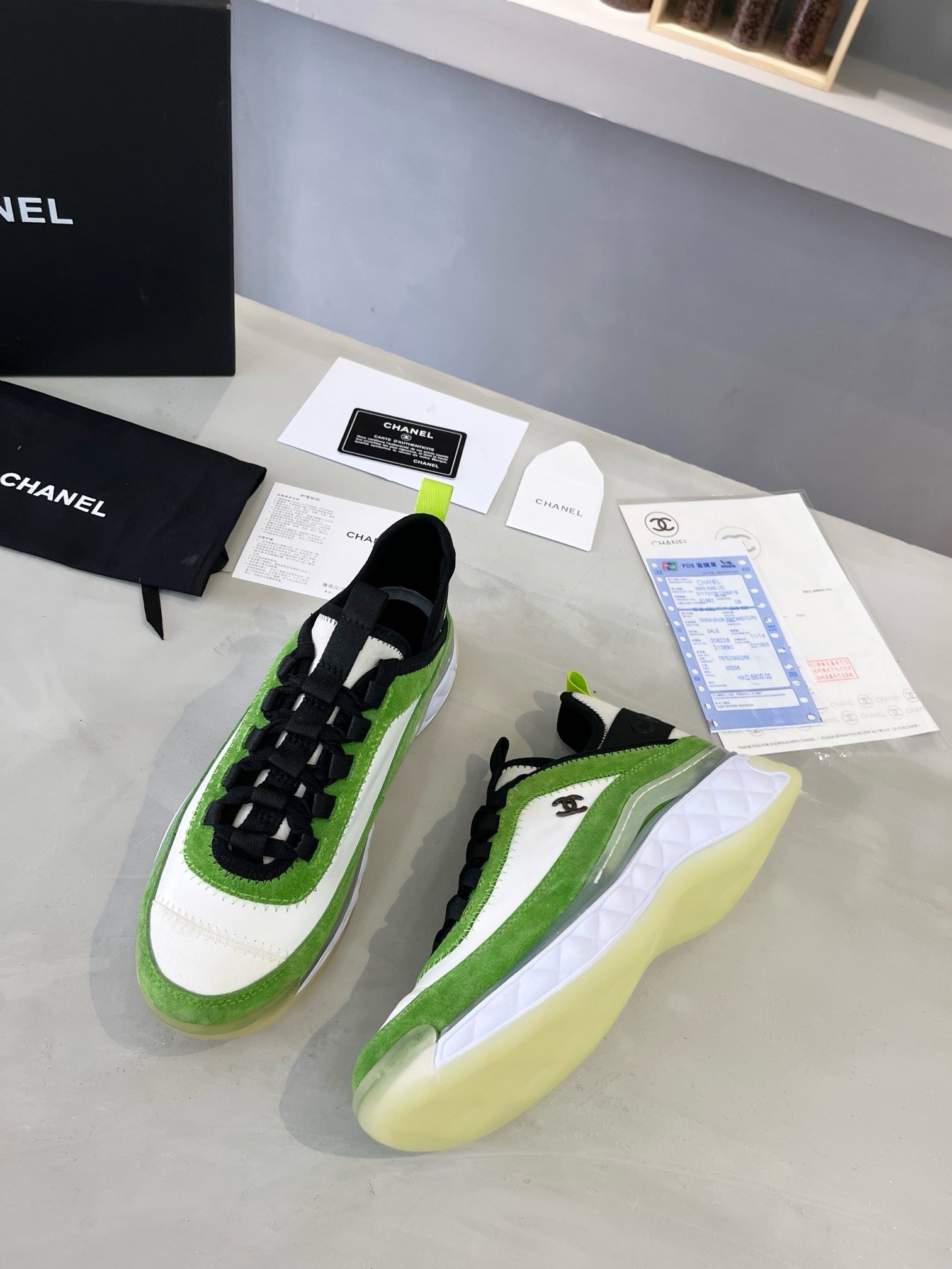 SNEAKERS CHANEL VERT