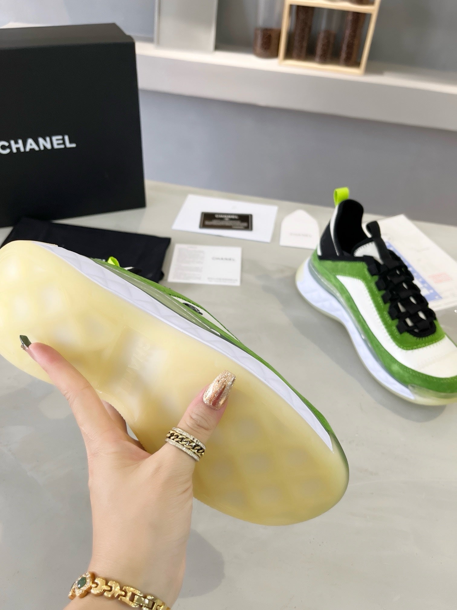 SNEAKERS CHANEL VERT