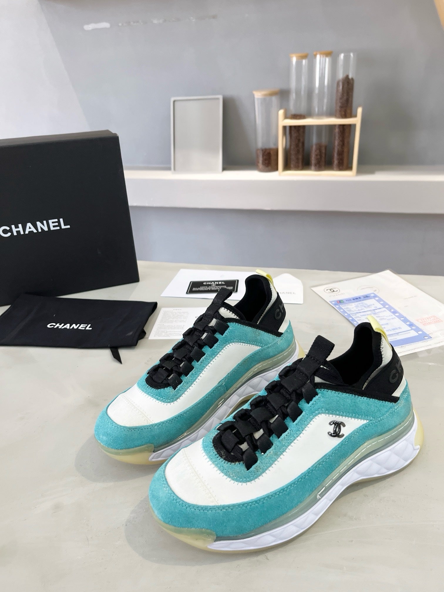 SNEAKERS CHANEL BLEU