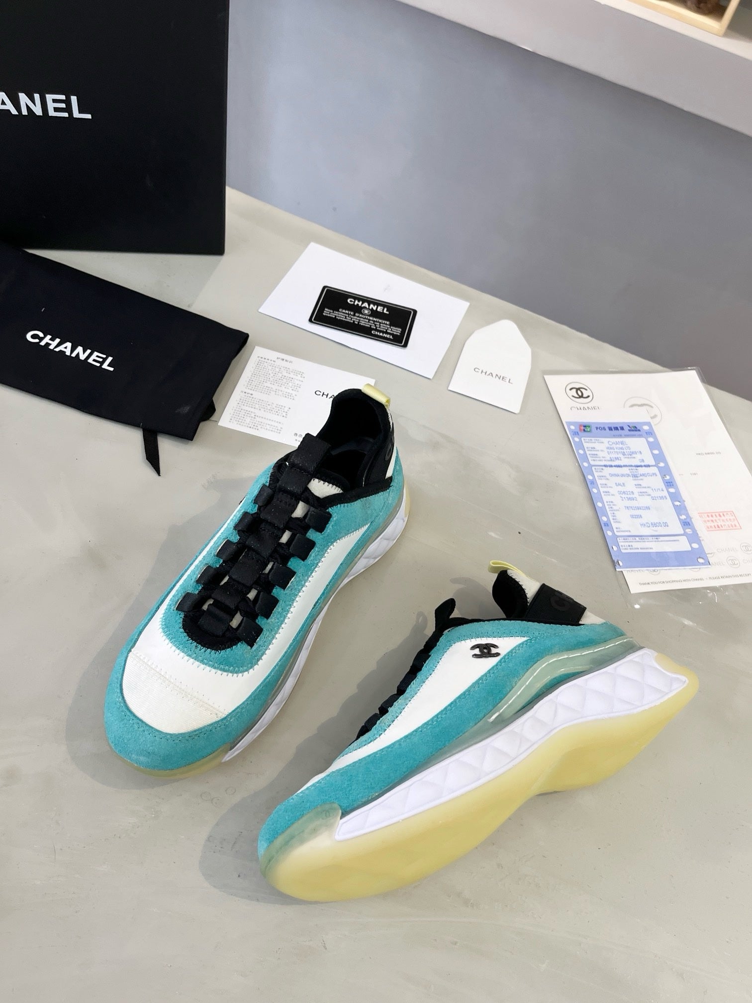 SNEAKERS CHANEL BLEU