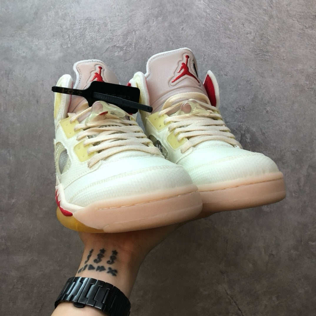 SNEAKERS AIR JORDAN 5 OFF WHITE