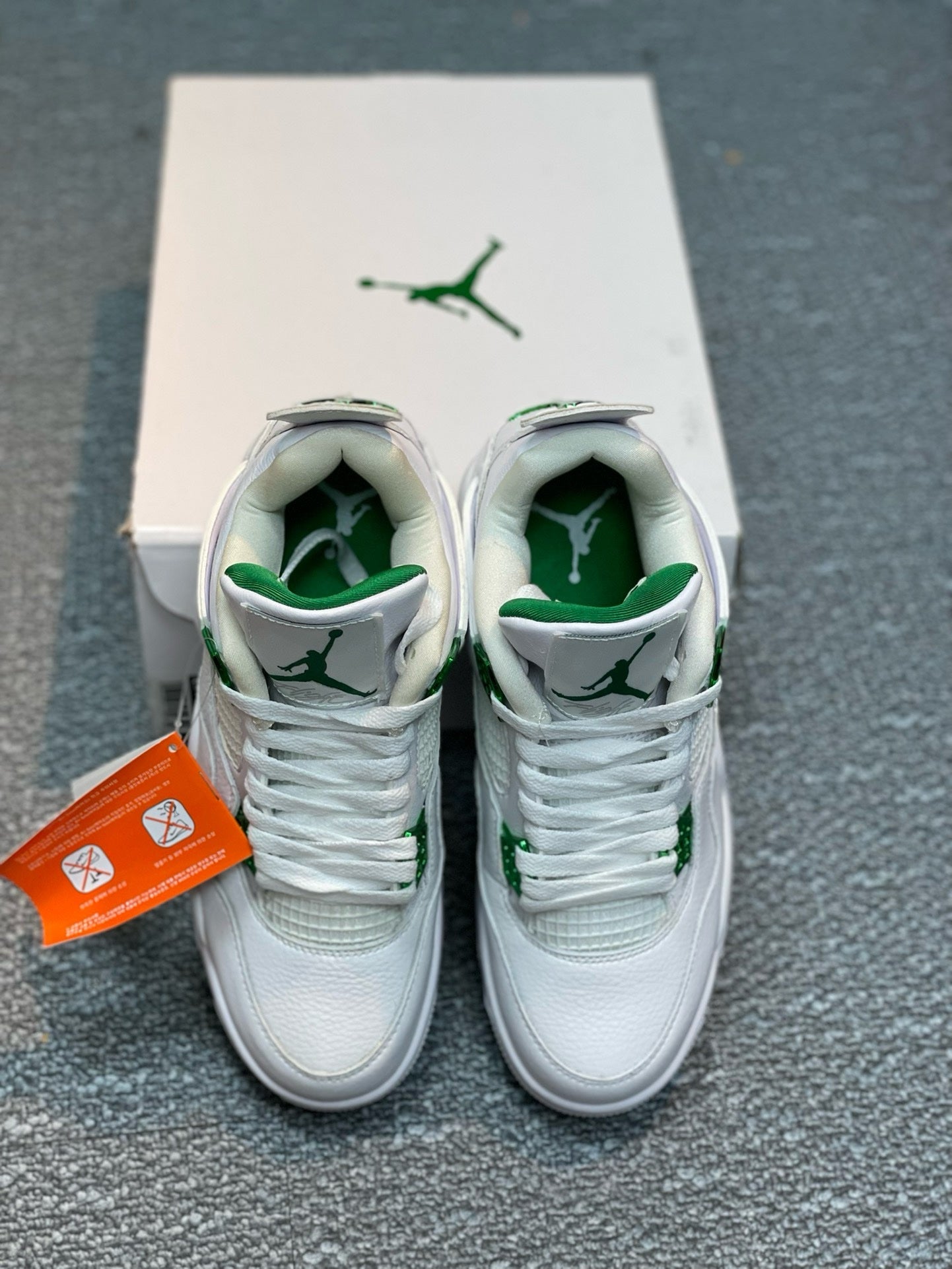 SNEAKERS AIR JORDAN 4 GREEN METALLIC