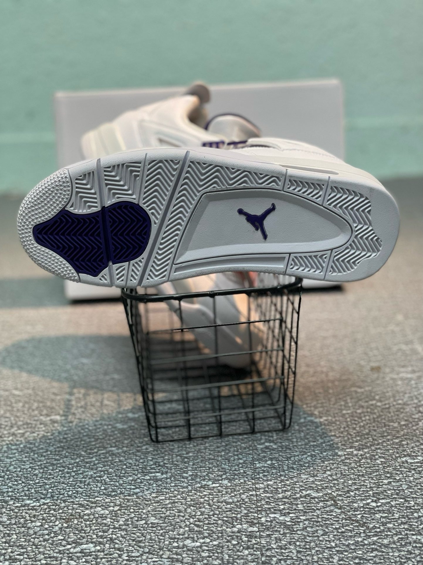 SNEAKERS AIR JORDAN 4 METALLIC PURPLE