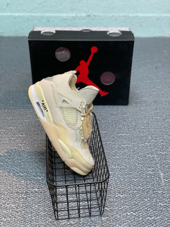 SNEAKERS AIR JORDAN 4 OFF WHITE SAIL