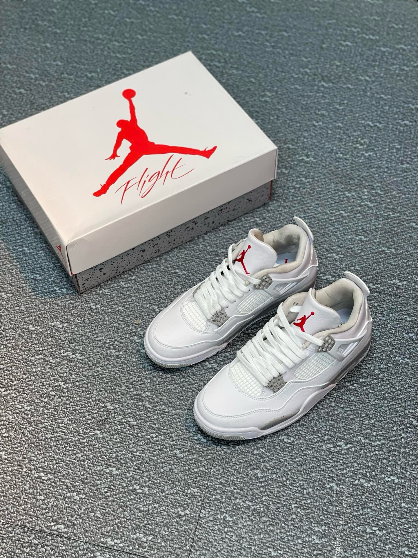 SNEAKERS AIR JORDAN 4 WHITE OREO