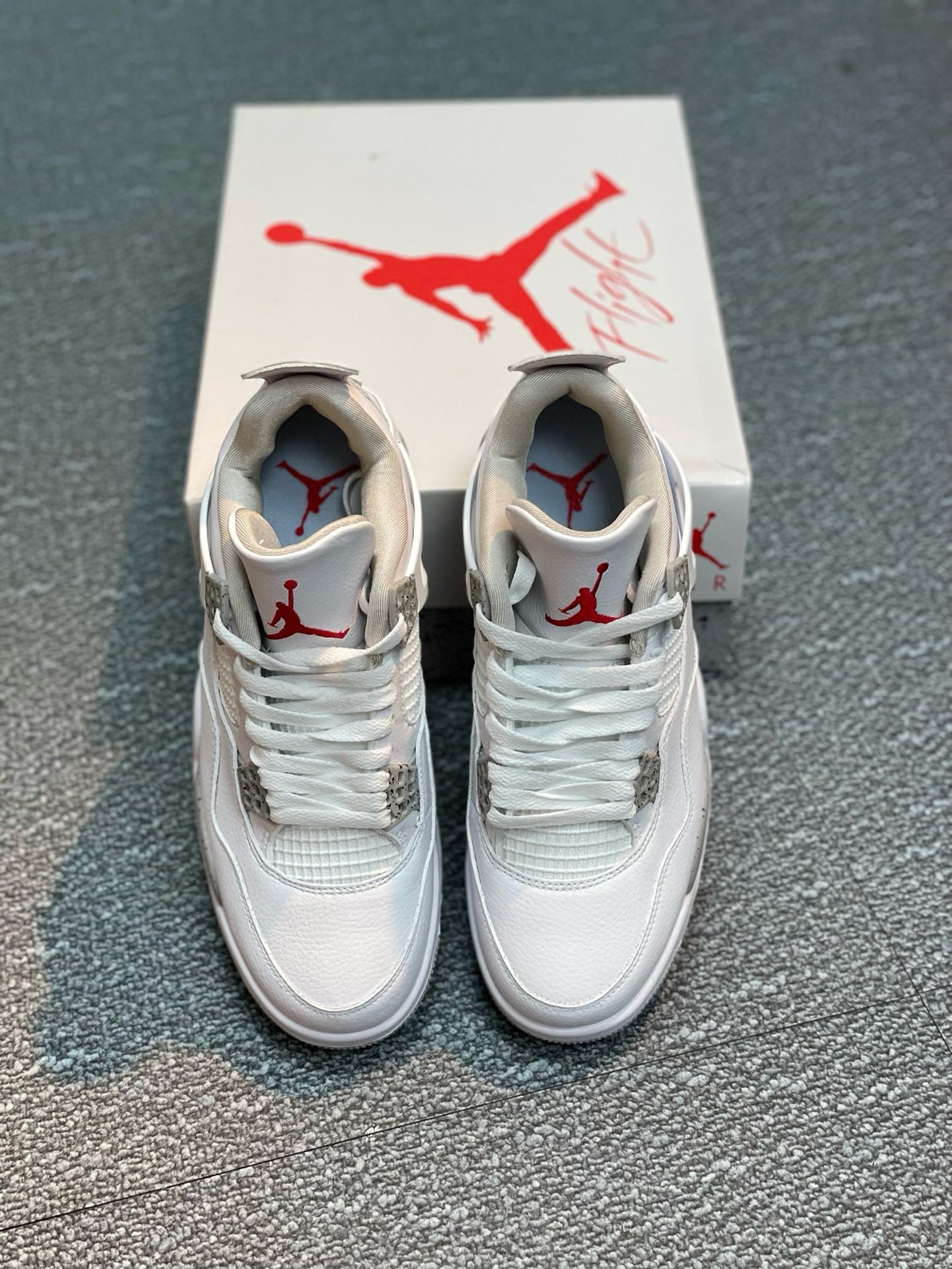 SNEAKERS AIR JORDAN 4 WHITE OREO