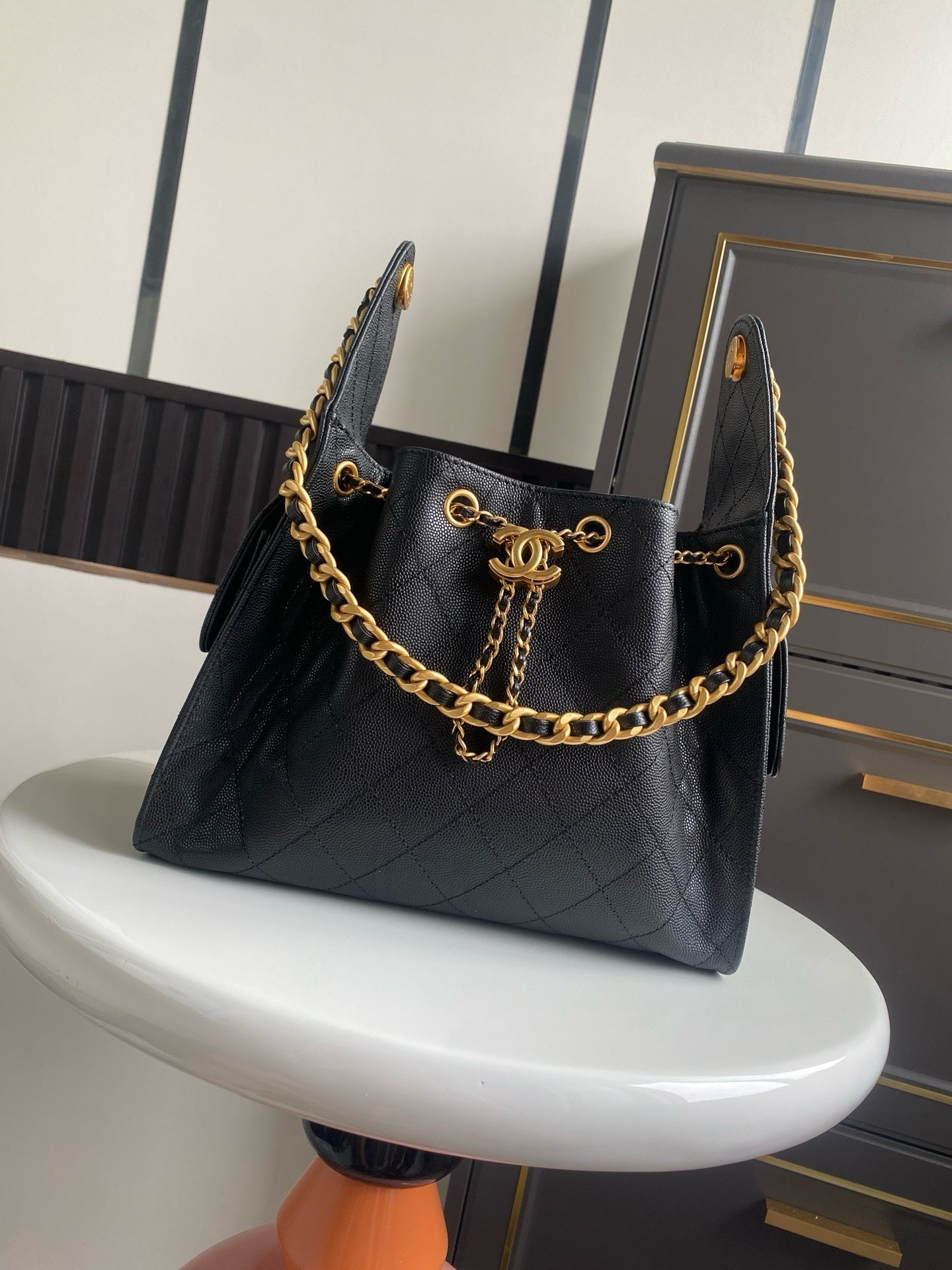 Sac Chanel Hobo 30 Noir